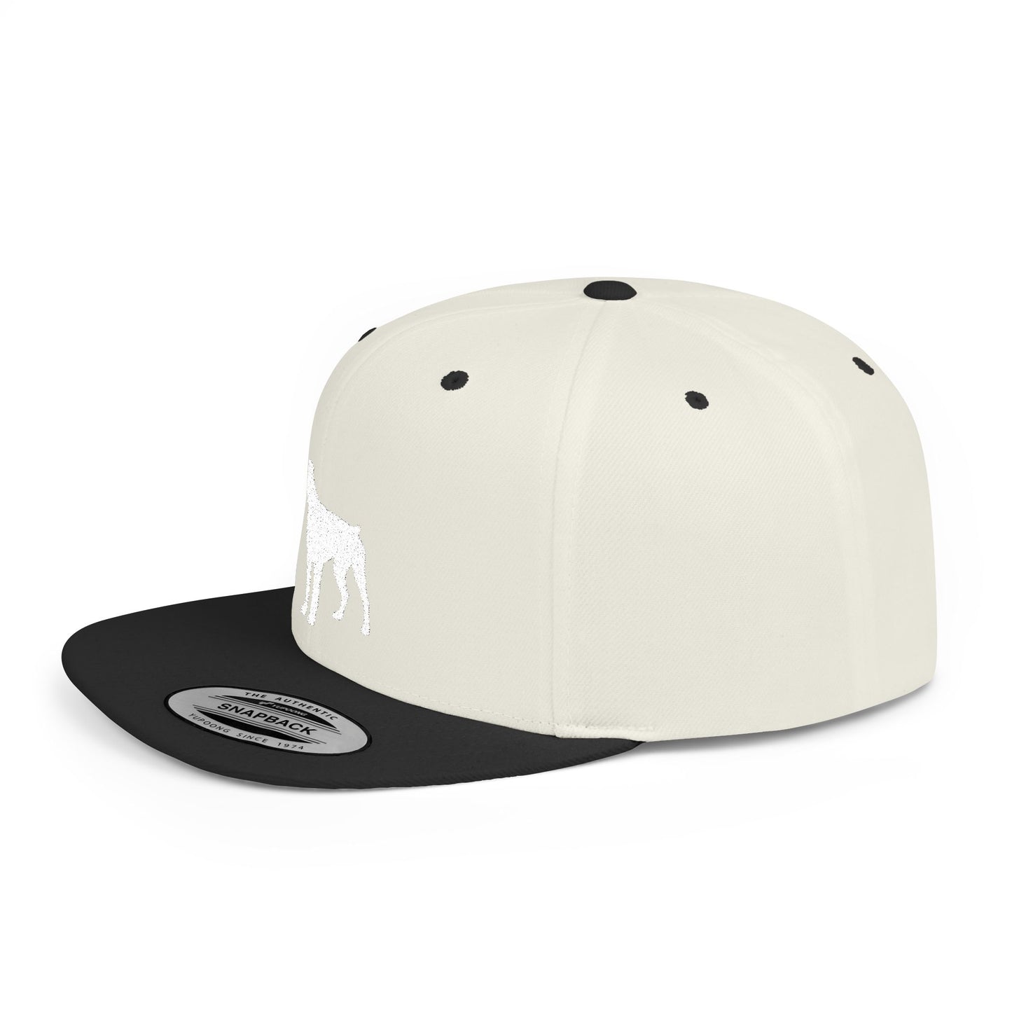 Silhouette 4 Embroidered Flat Bill Snapback