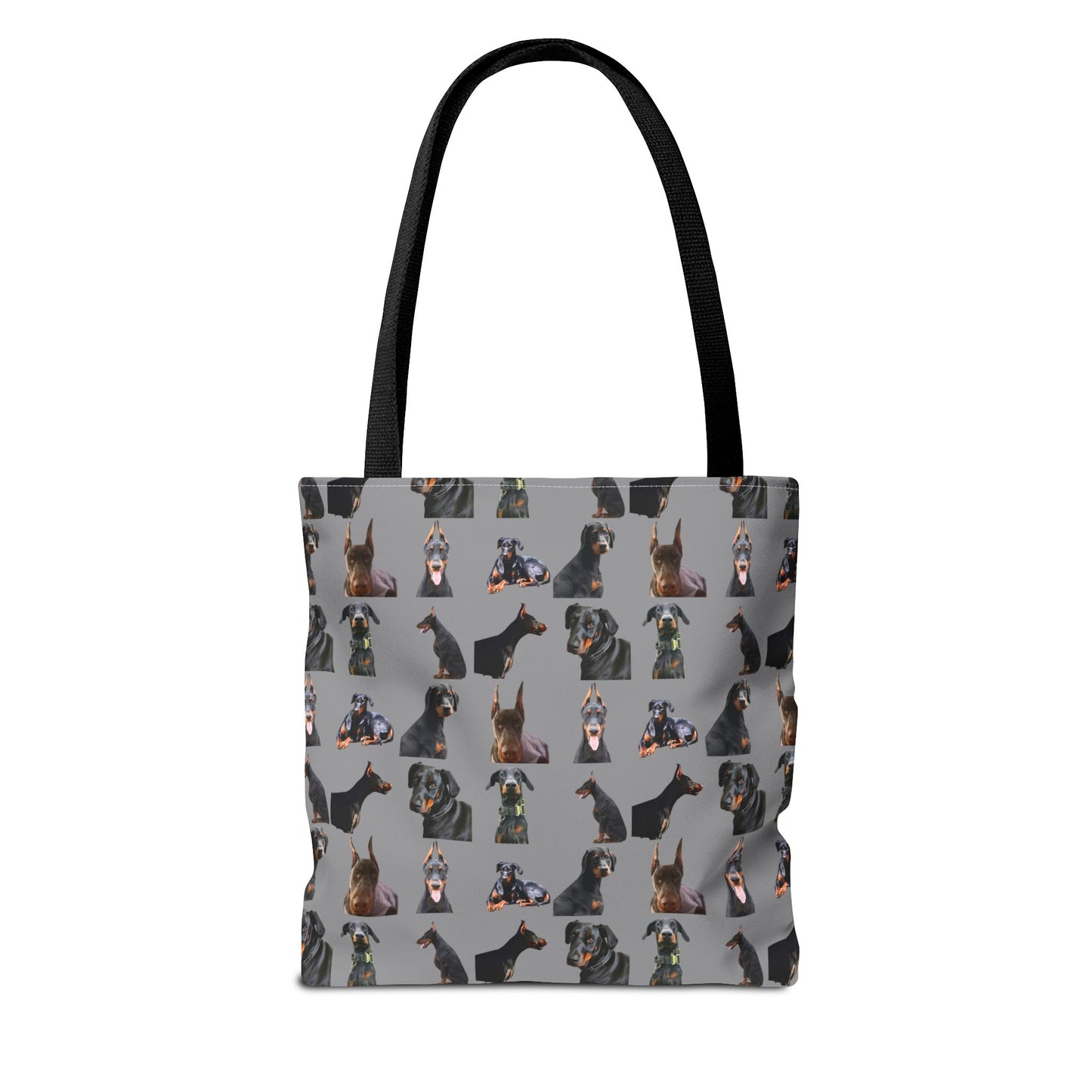 Edition 6 Doberman Model Pattern Gray Tote Bag