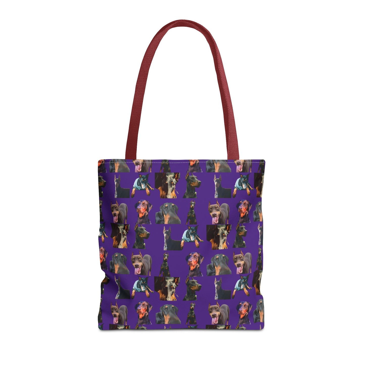 Edition 3 Doberman Model Pattern Purple Tote Bag