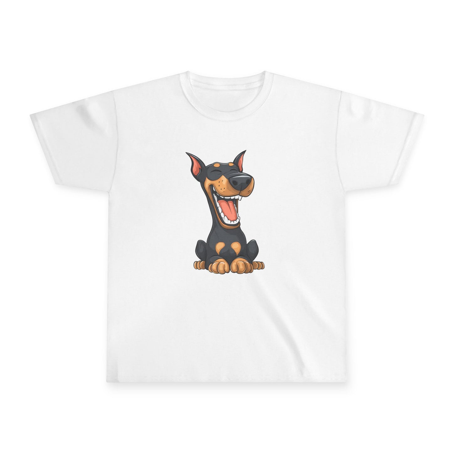 Kids Tee — Cute Doberman Puppy 3 Graphic