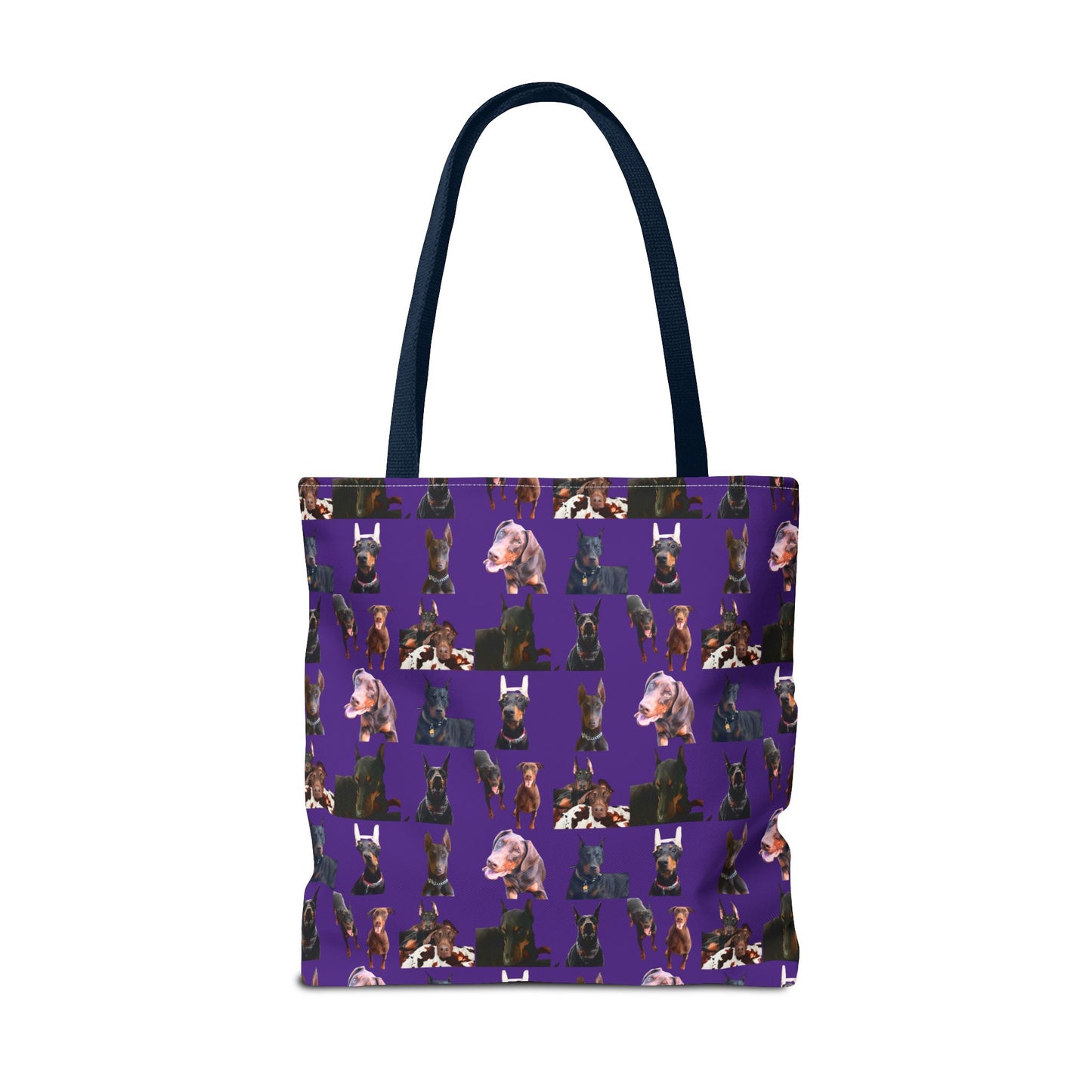 Edition 10 Doberman Model Pattern Purple Tote Bag