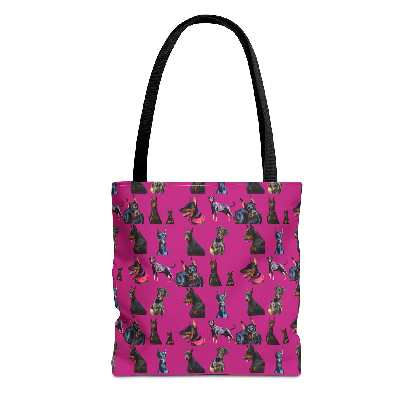 Edition 7 Doberman Model Pattern Pink Tote Bag