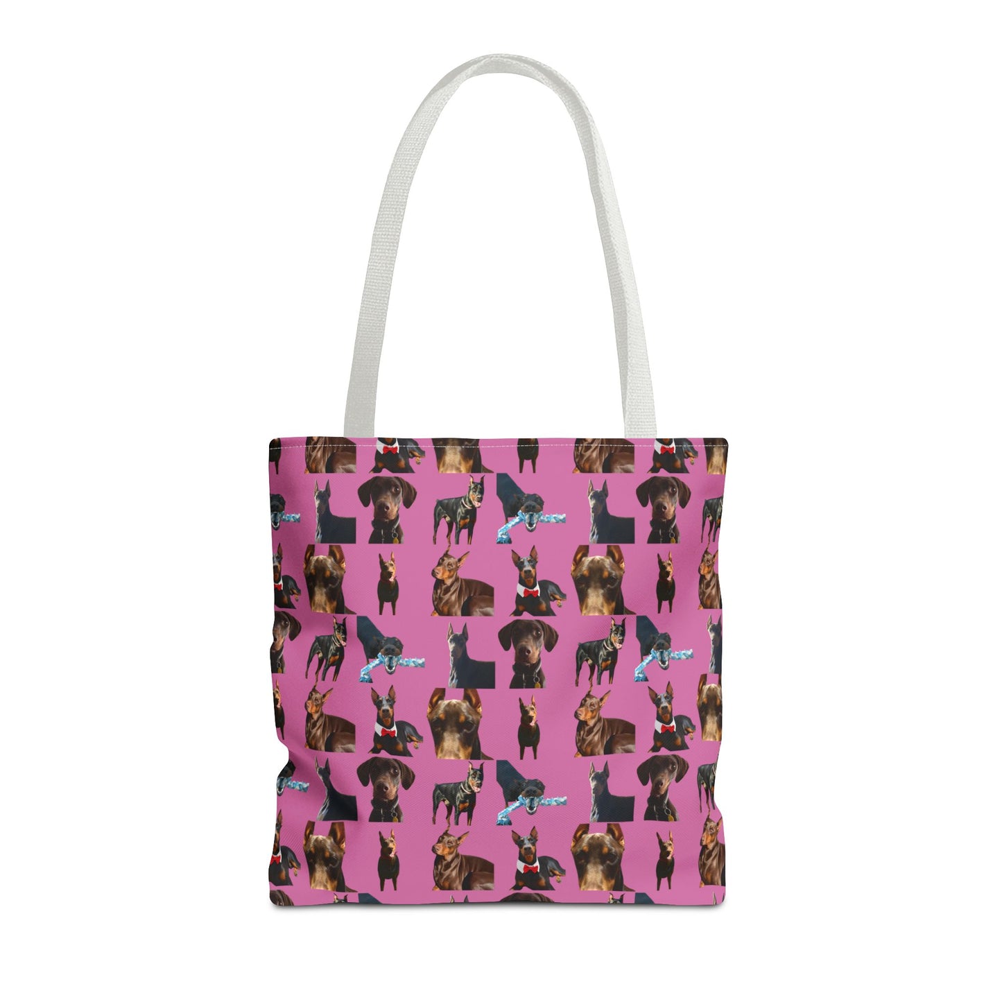 Edition 1 Doberman Model Pattern Pink Tote Bag