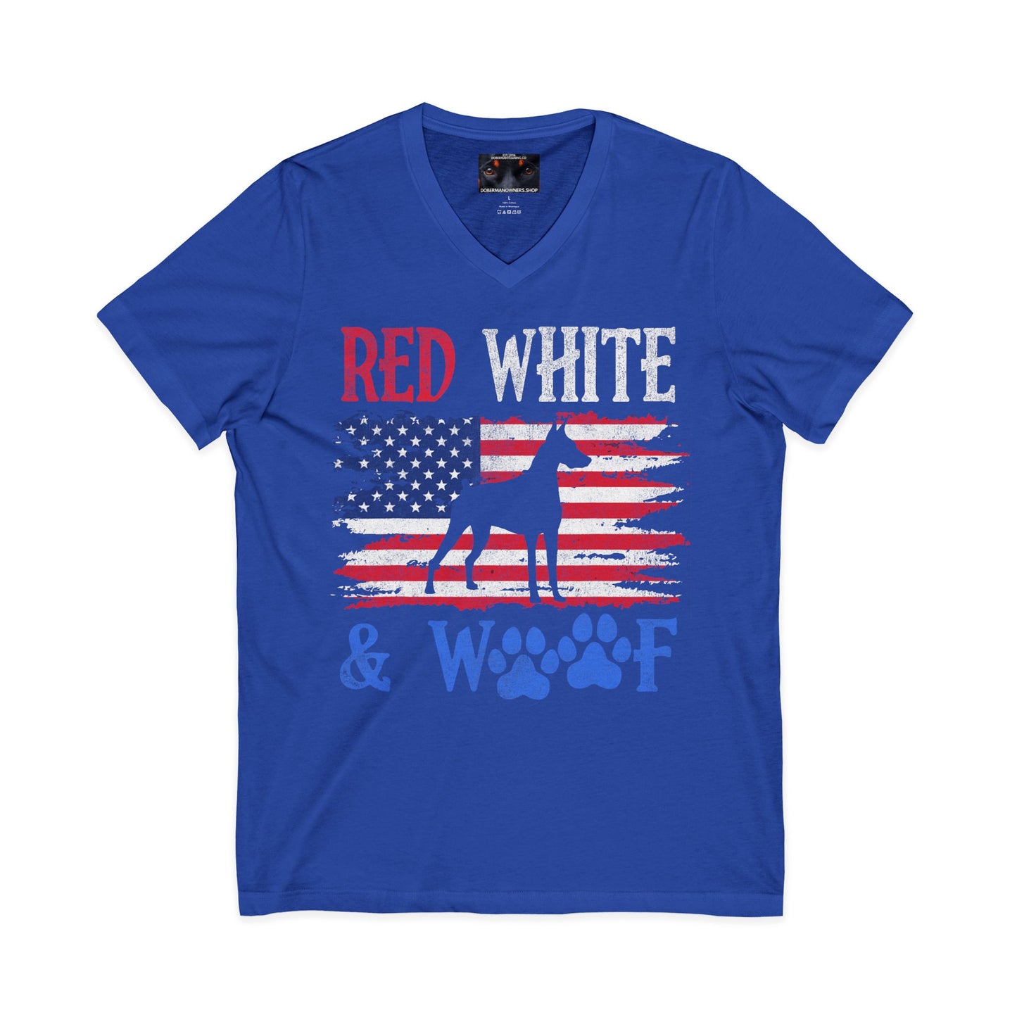 Patriot 5 Private Label Unisex Jersey Short Sleeve V-Neck Tee