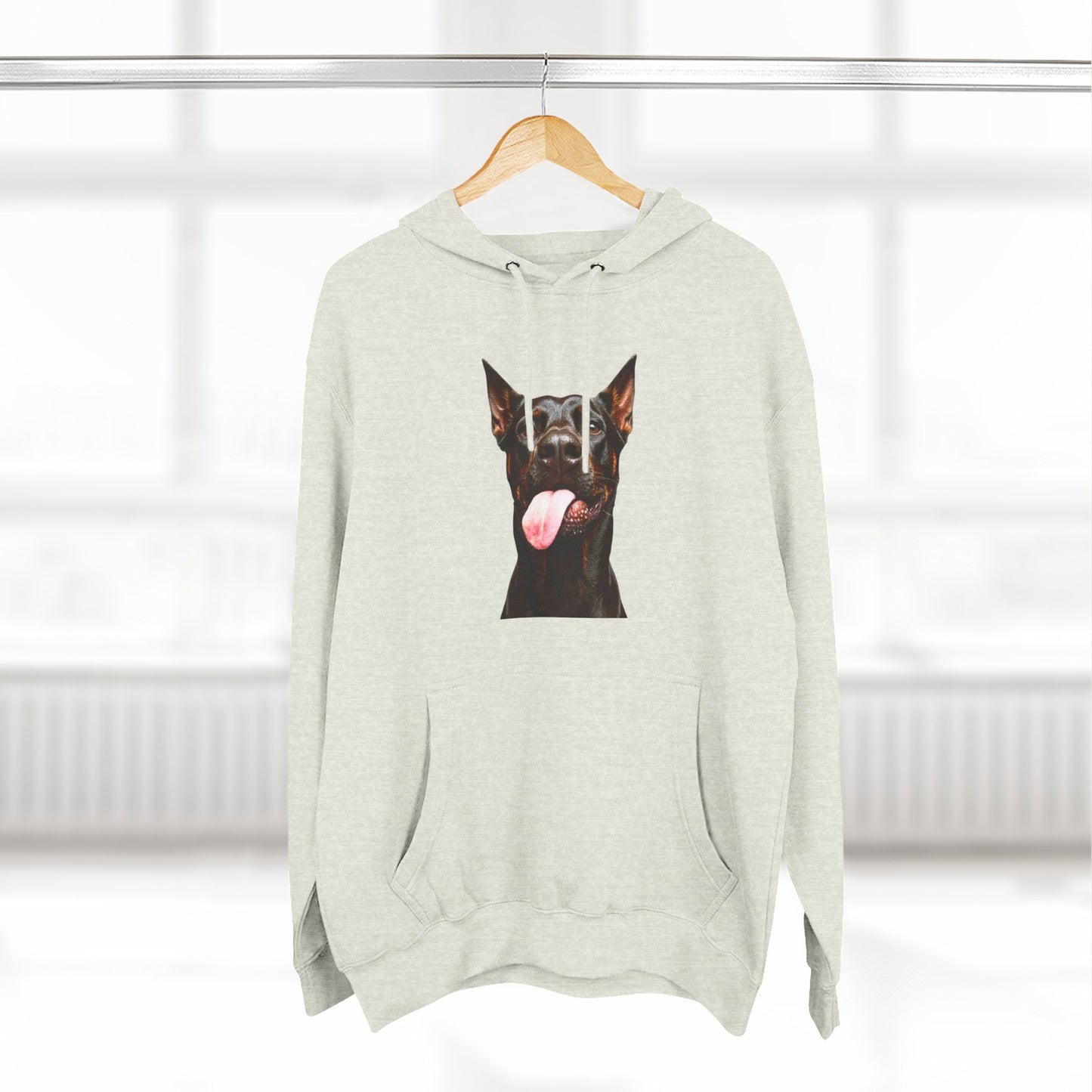 Tongue 1 Three-Panel Fleece Hoodie