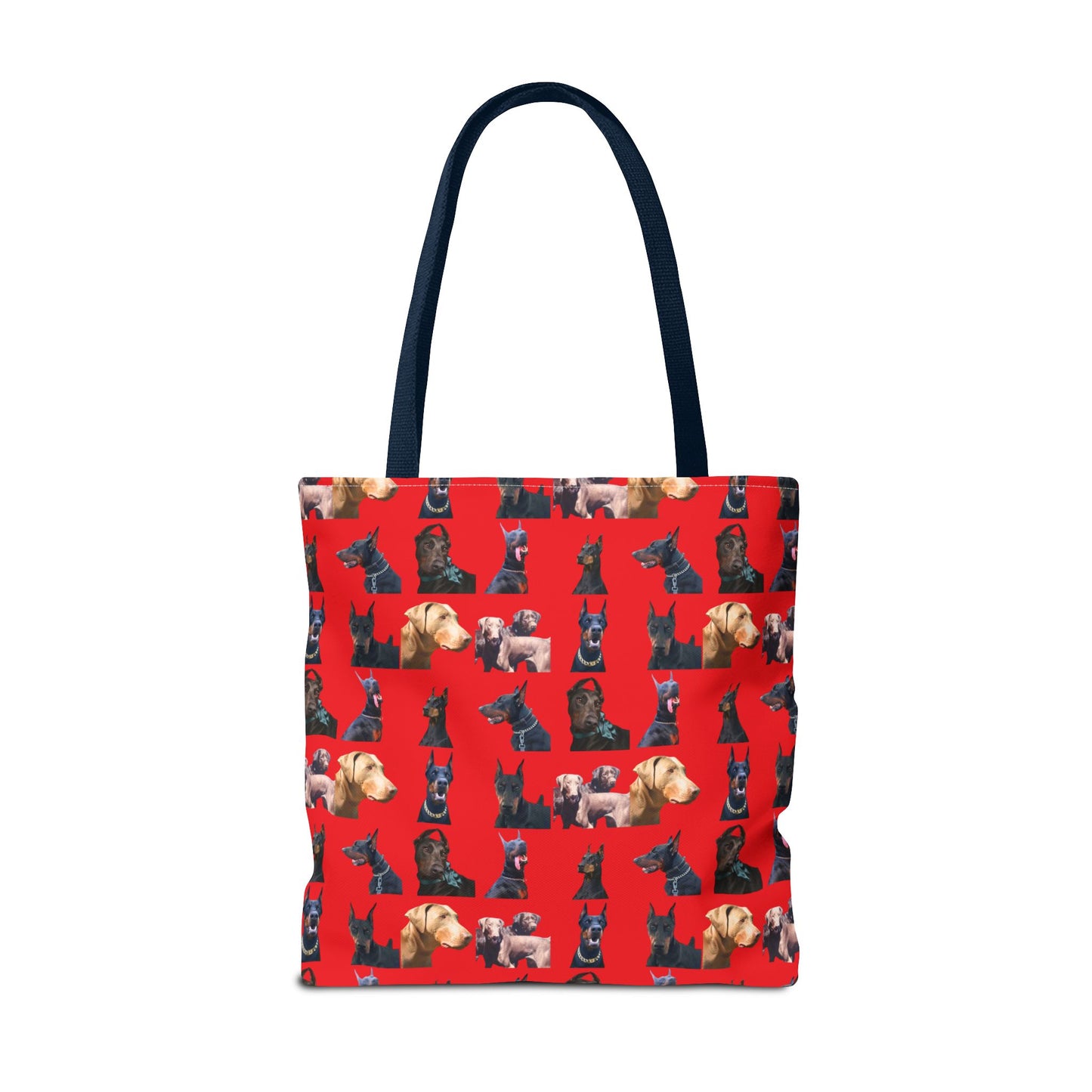 Edition 8 Doberman Model Pattern Red Tote Bag