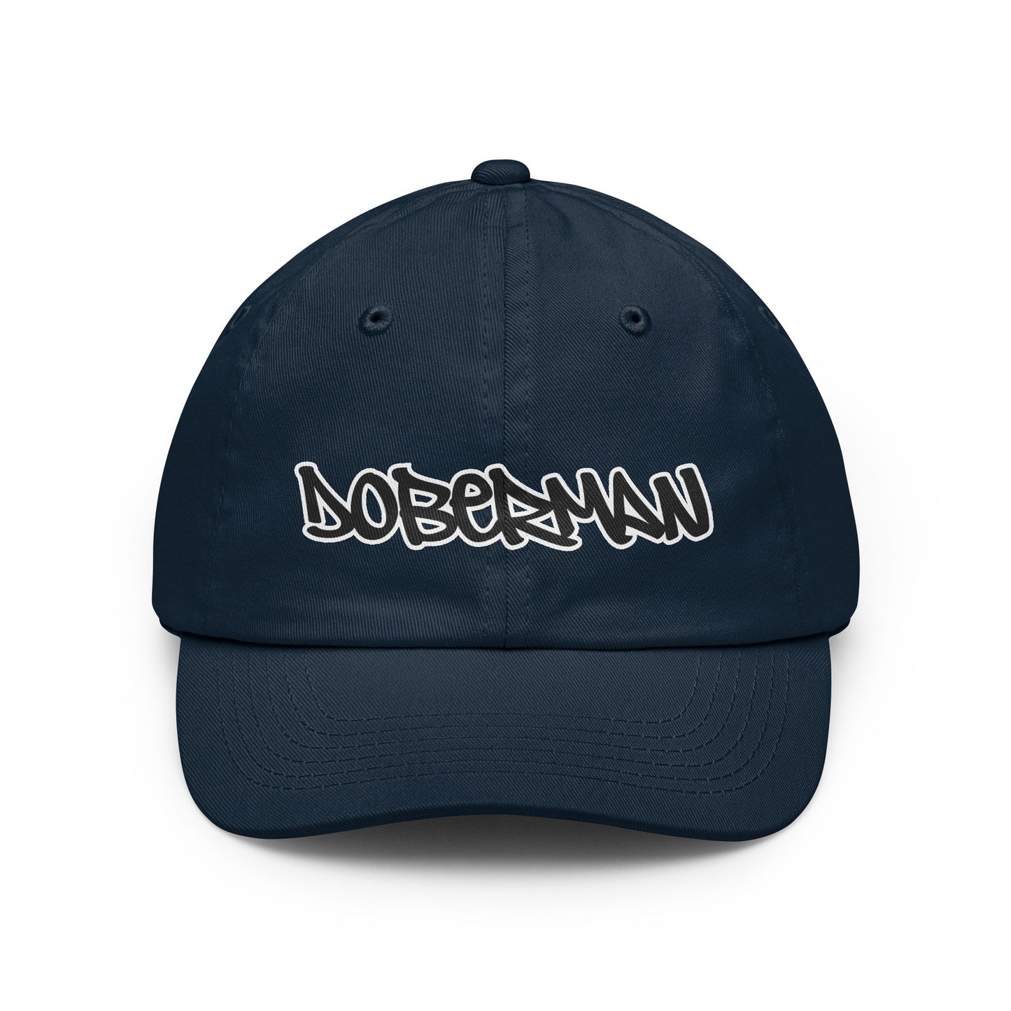 Doberman 1 Script Baseball Cap