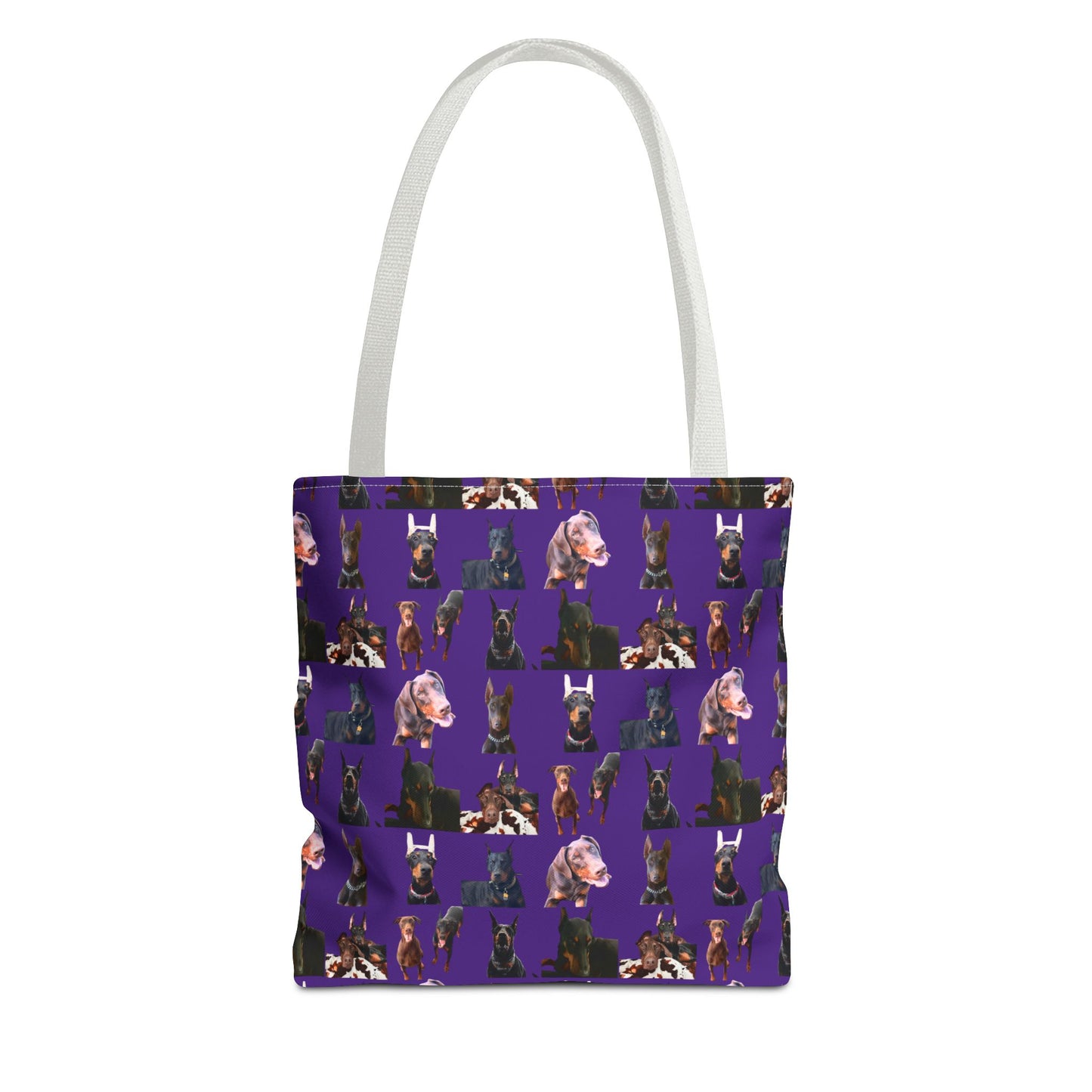 Edition 10 Doberman Model Pattern Purple Tote Bag