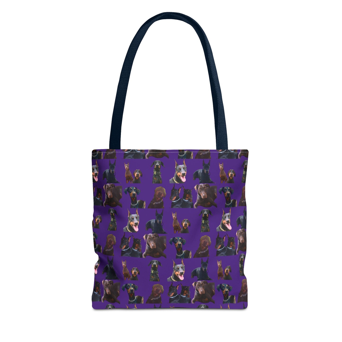Edition 5 Doberman Model Pattern Purple Tote Bag