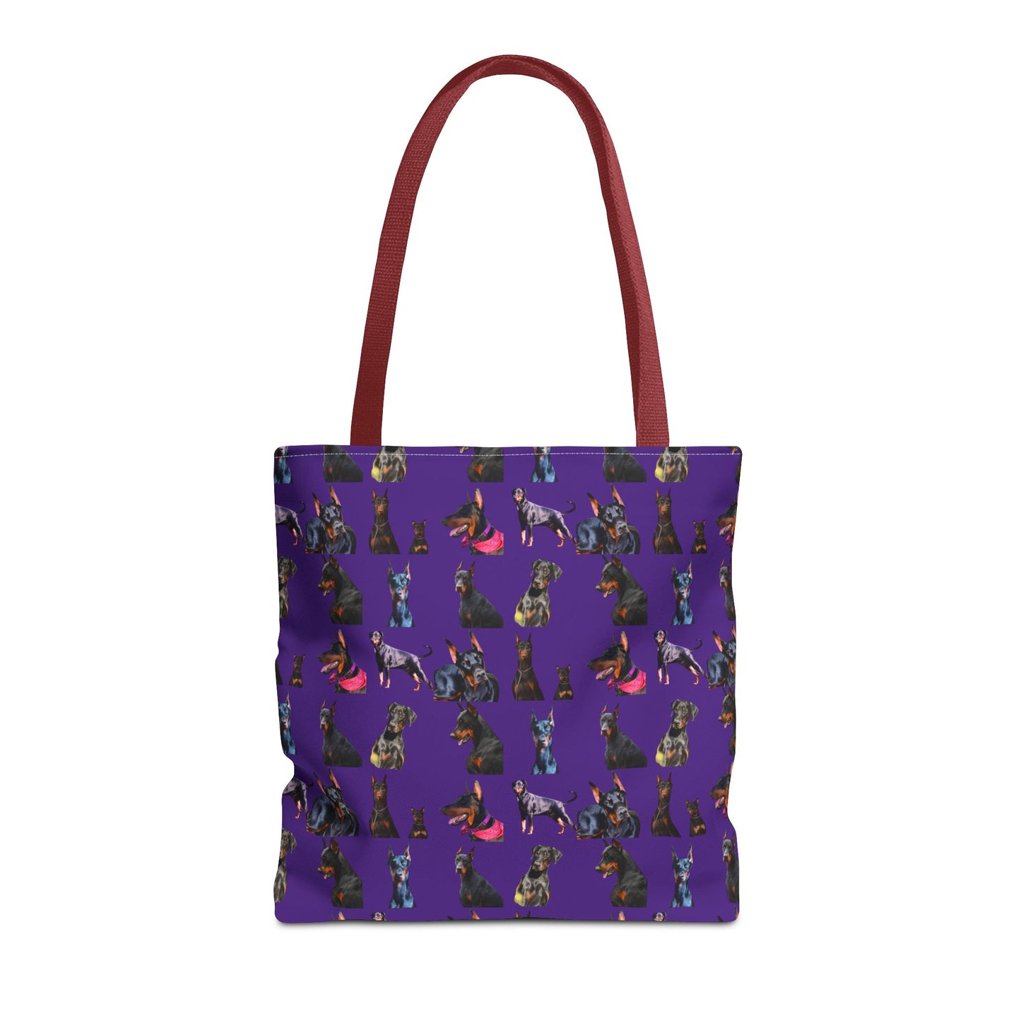 Edition 7 Doberman Model Pattern Purple Tote Bag