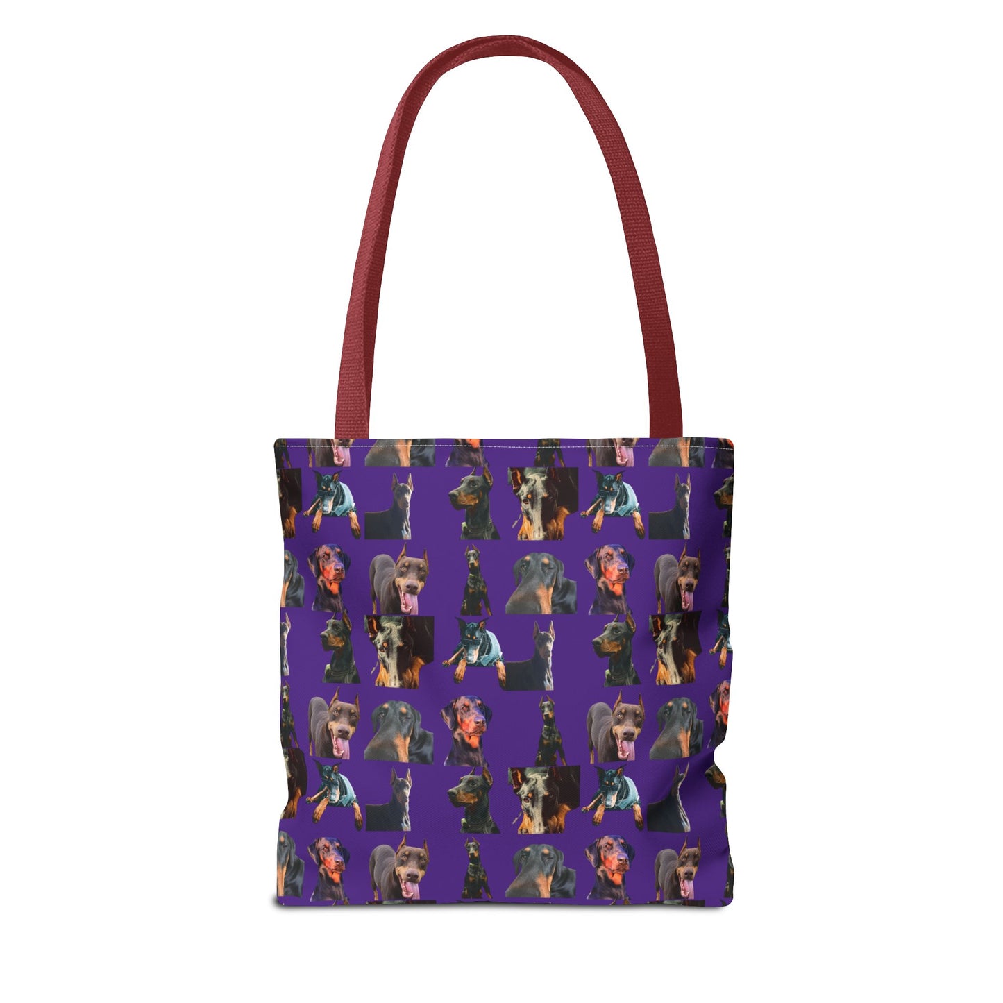 Edition 3 Doberman Model Pattern Purple Tote Bag