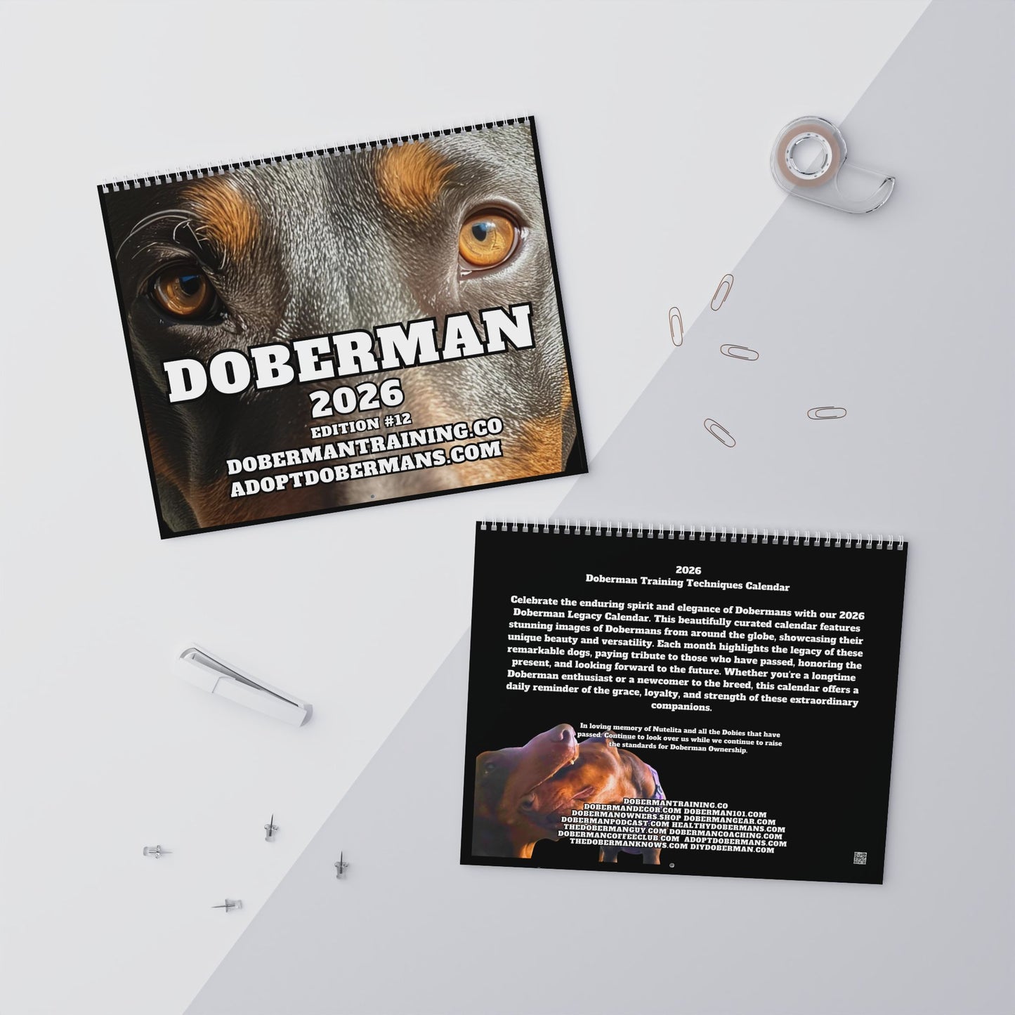 Edition 12 2026 Doberman Calendars