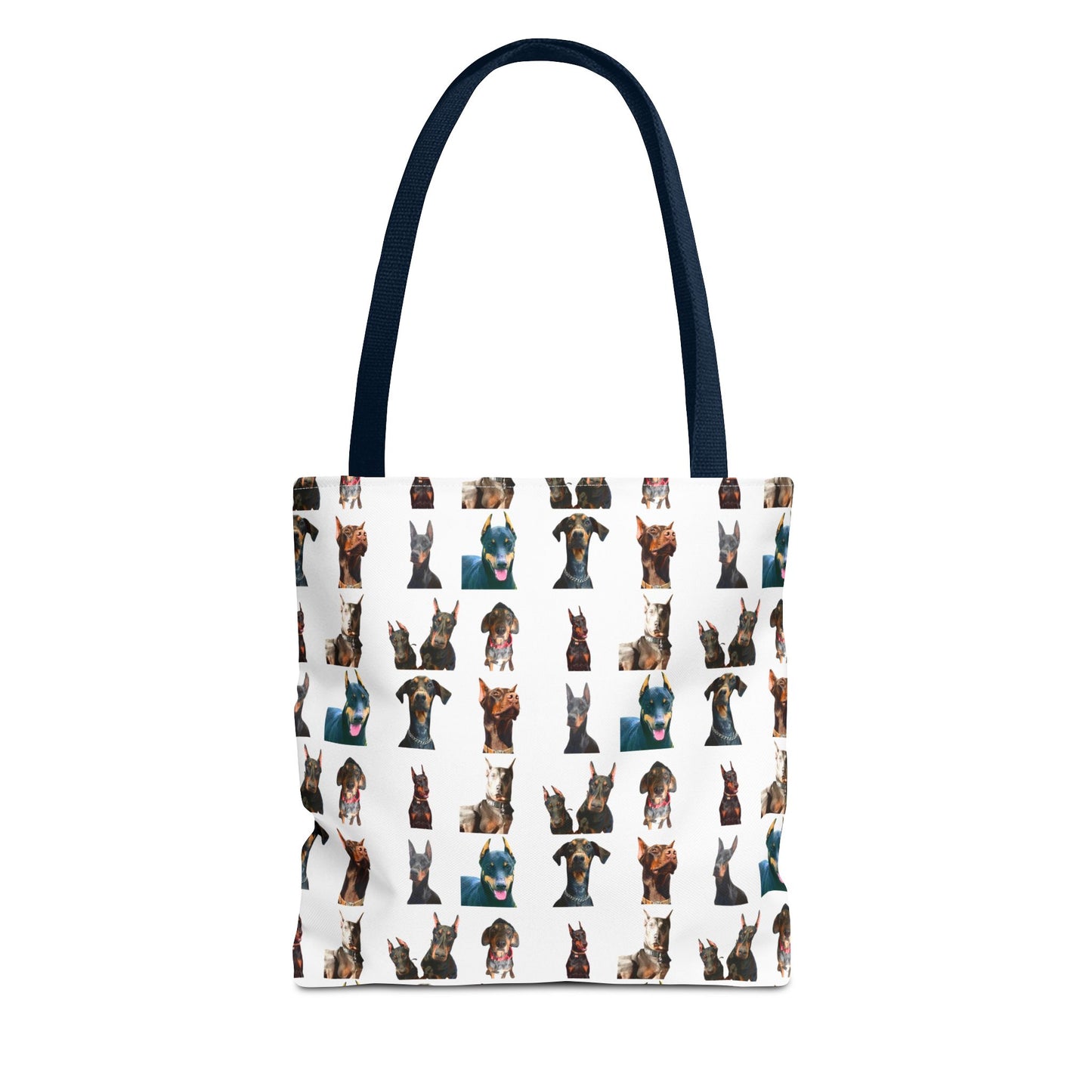 Edition 4 Doberman Model Pattern White Tote Bag