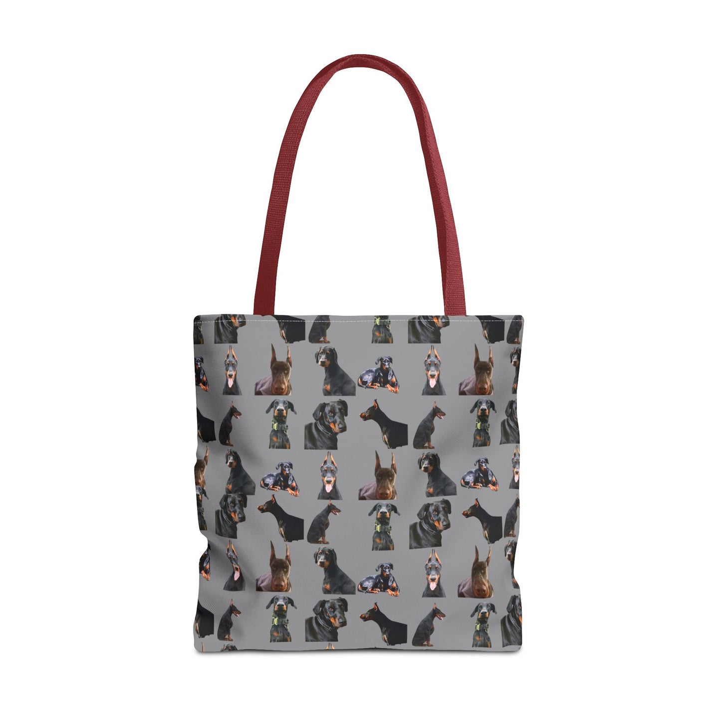 Edition 6 Doberman Model Pattern Gray Tote Bag