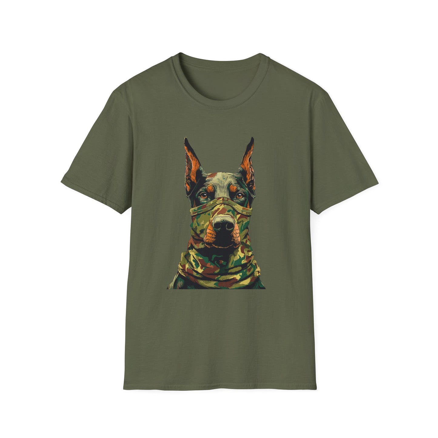 Doberman 4 Portrait T‑Shirt