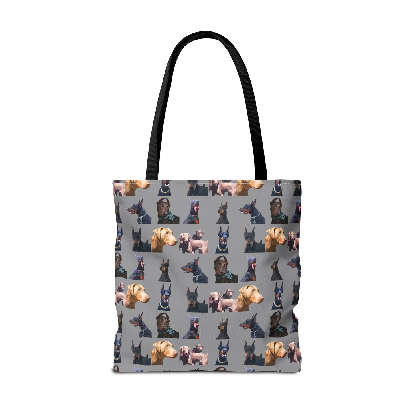 Edition 8 Doberman Model Pattern Gray Tote Bag