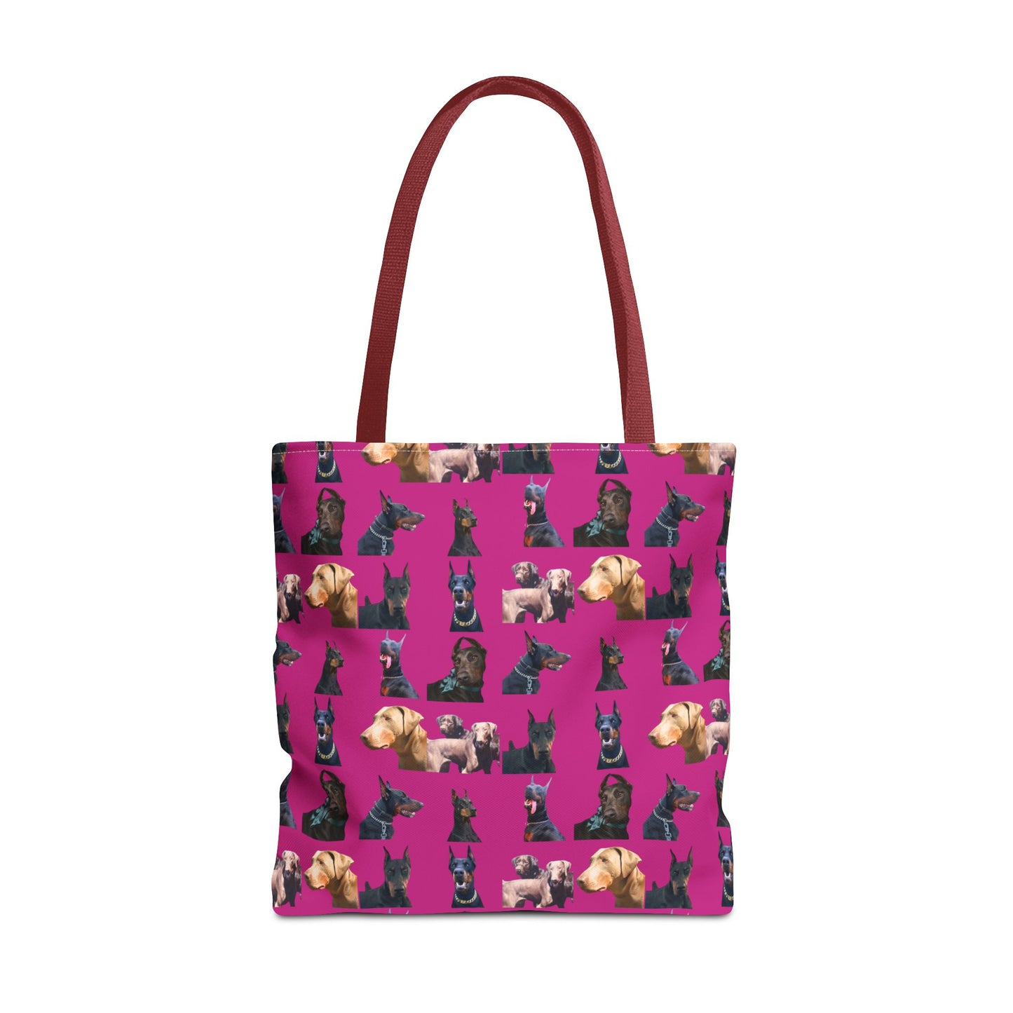 Edition 8 Doberman Model Pattern Pink Tote Bag