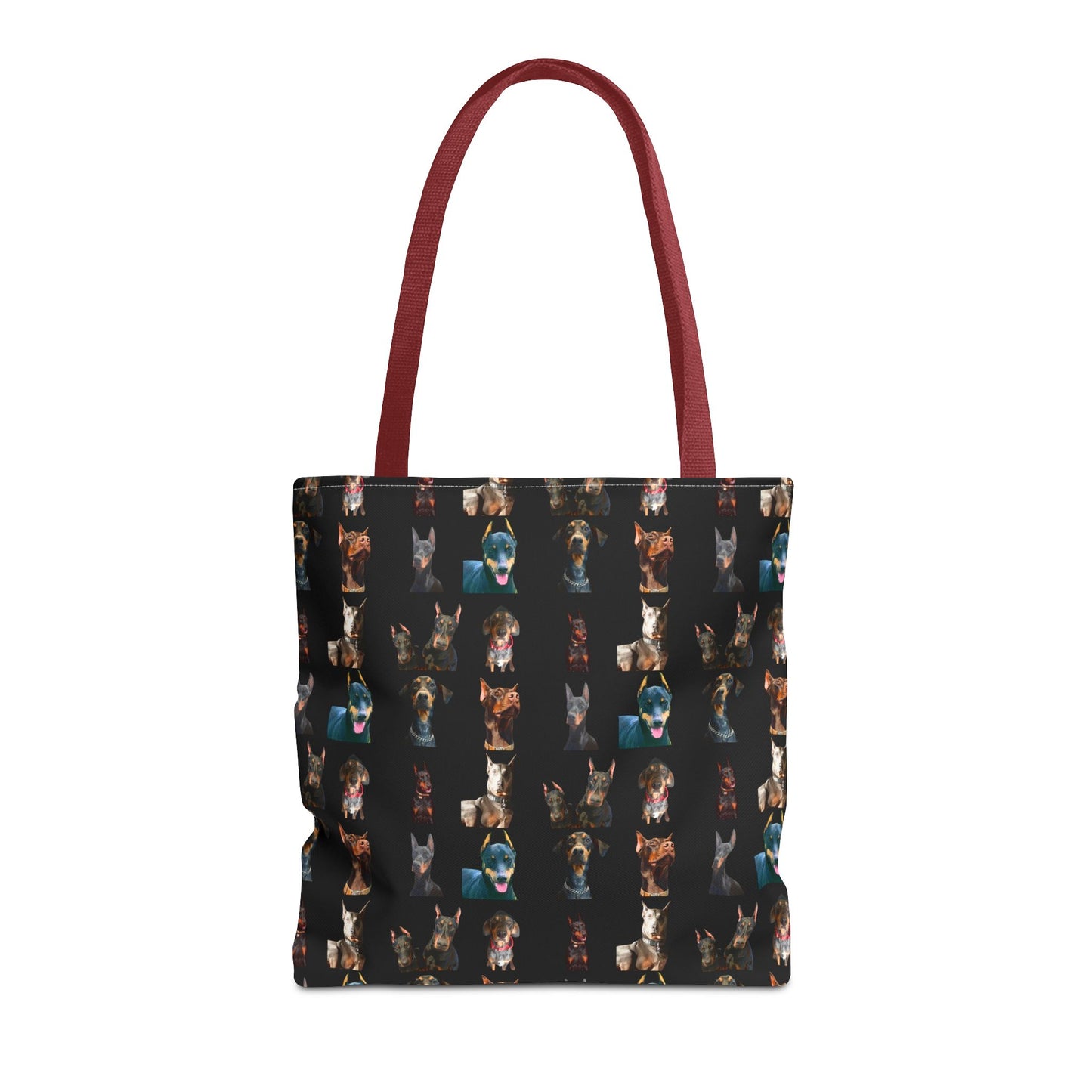 Edition 4 Doberman Model Pattern Black Tote Bag