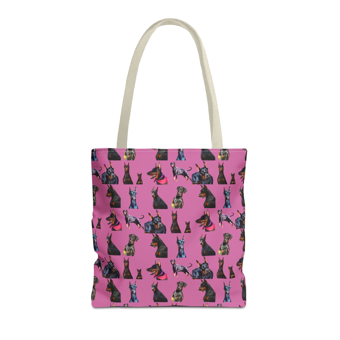 Edition 7 Doberman Model Pattern Light Pink Tote Bag