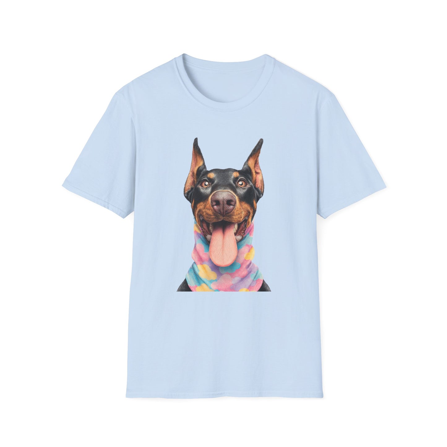 Doberman 1 Portrait T‑Shirt