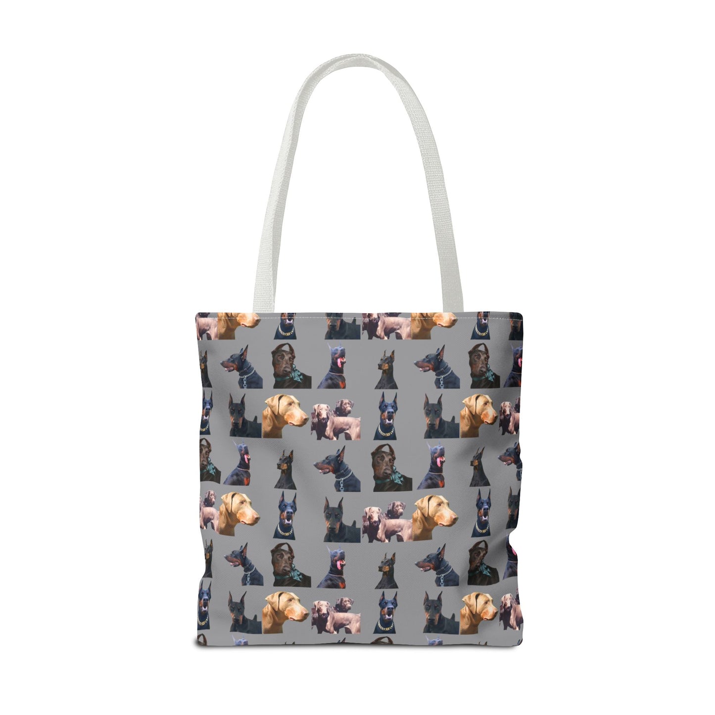 Edition 8 Doberman Model Pattern Gray Tote Bag