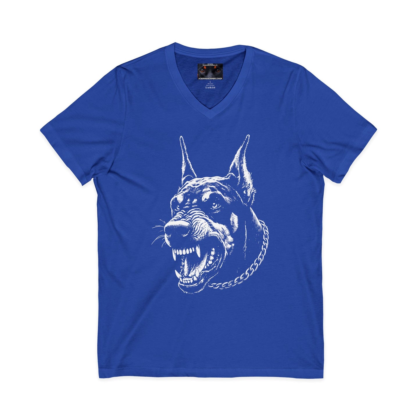 Protect 1 Private Label Unisex Jersey Short Sleeve V-Neck Tee