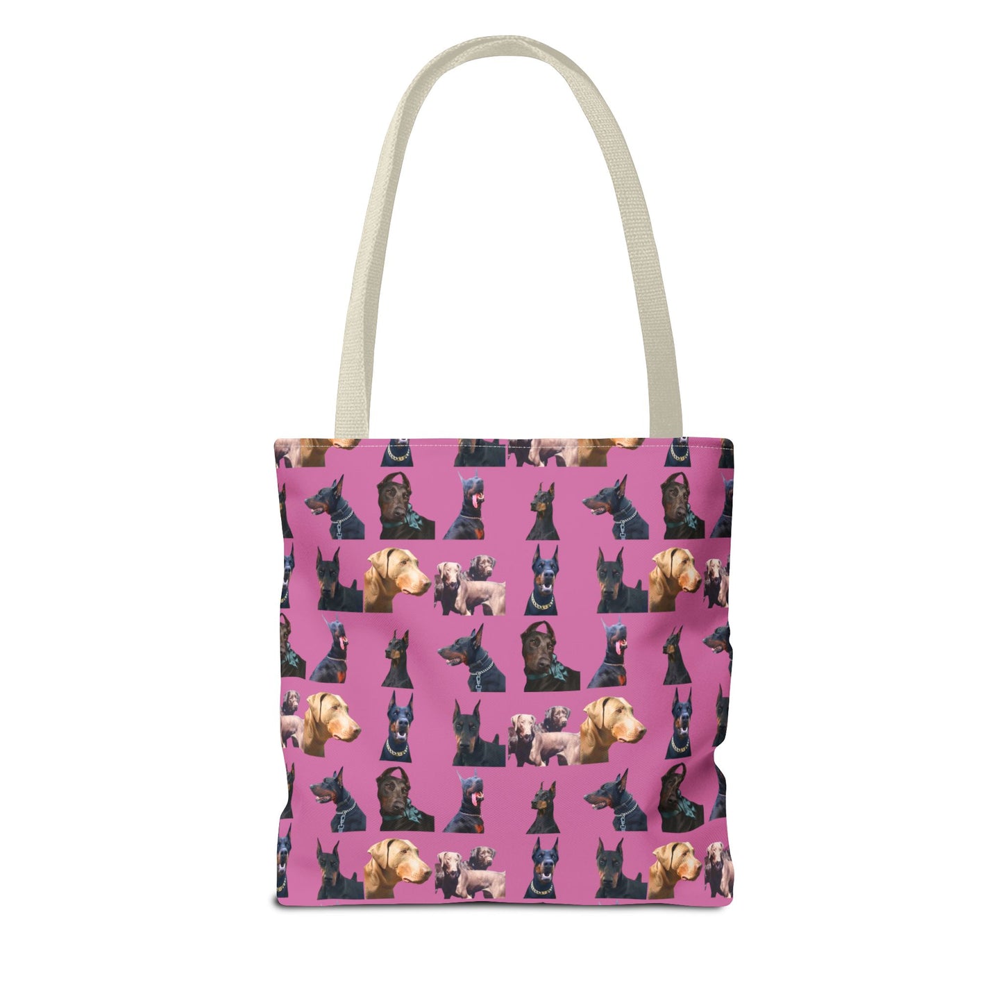 Edition 8 Doberman Model Pattern Light Pink Tote Bag