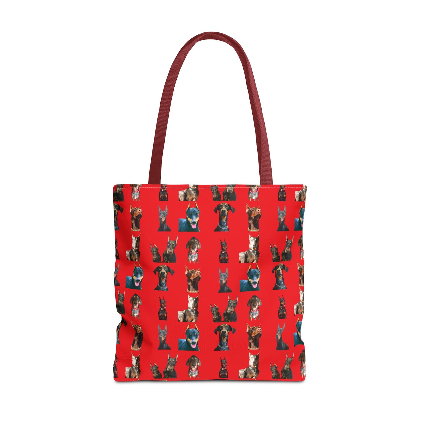 Edition 4 Doberman Model Pattern Red Tote Bag