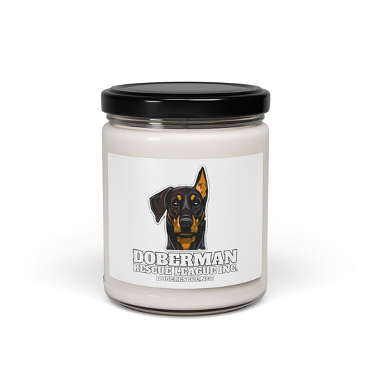 Doberman Rescue League Scented Soy Candle, 9oz