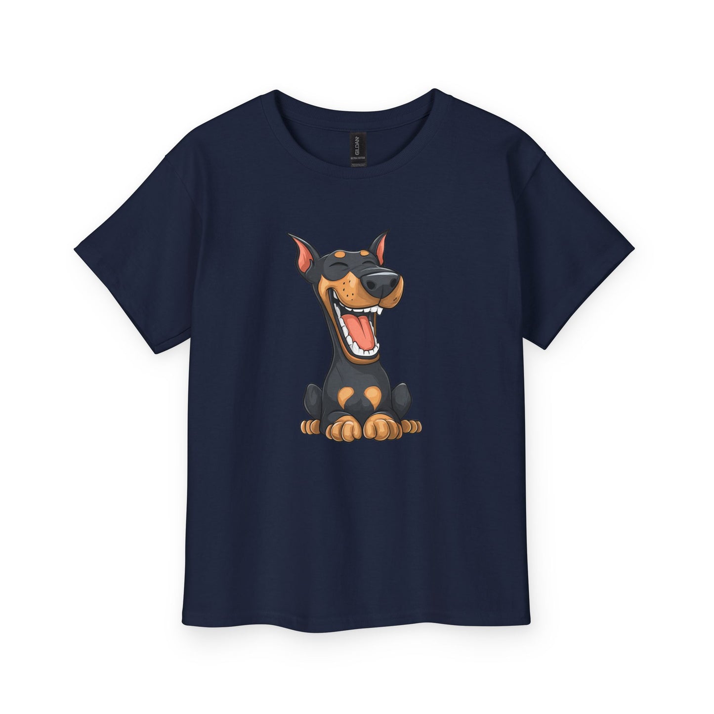 Kids Tee — Cute Doberman Puppy 3 Graphic