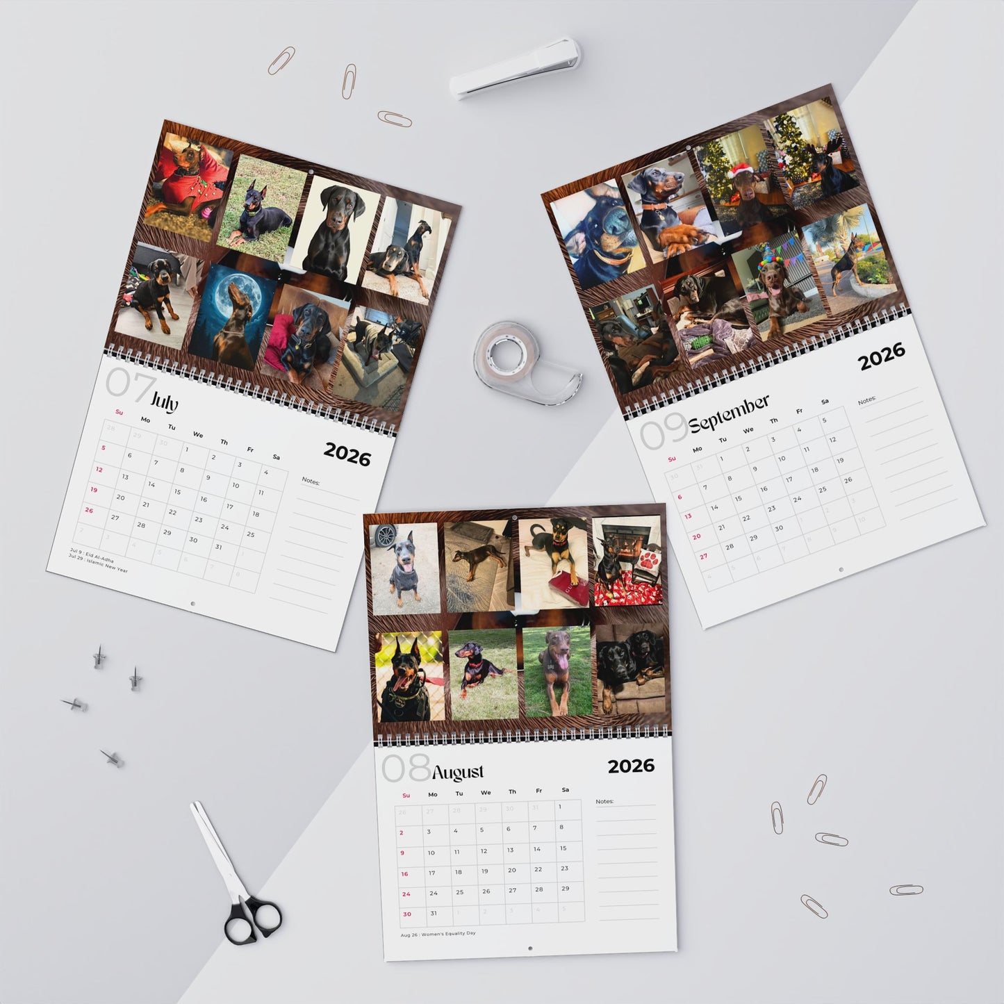 Edition 10 2026 Doberman Calendars
