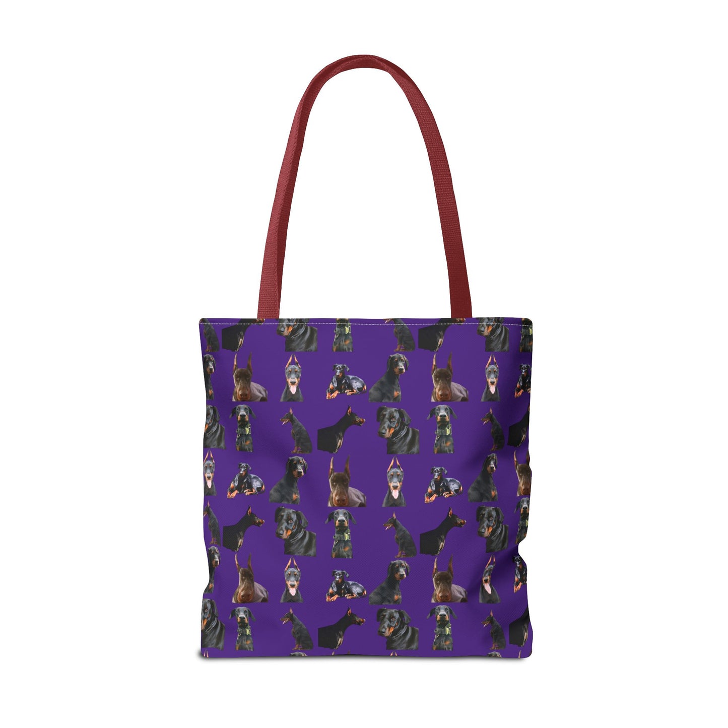 Edition 6 Doberman Model Pattern Purple Tote Bag