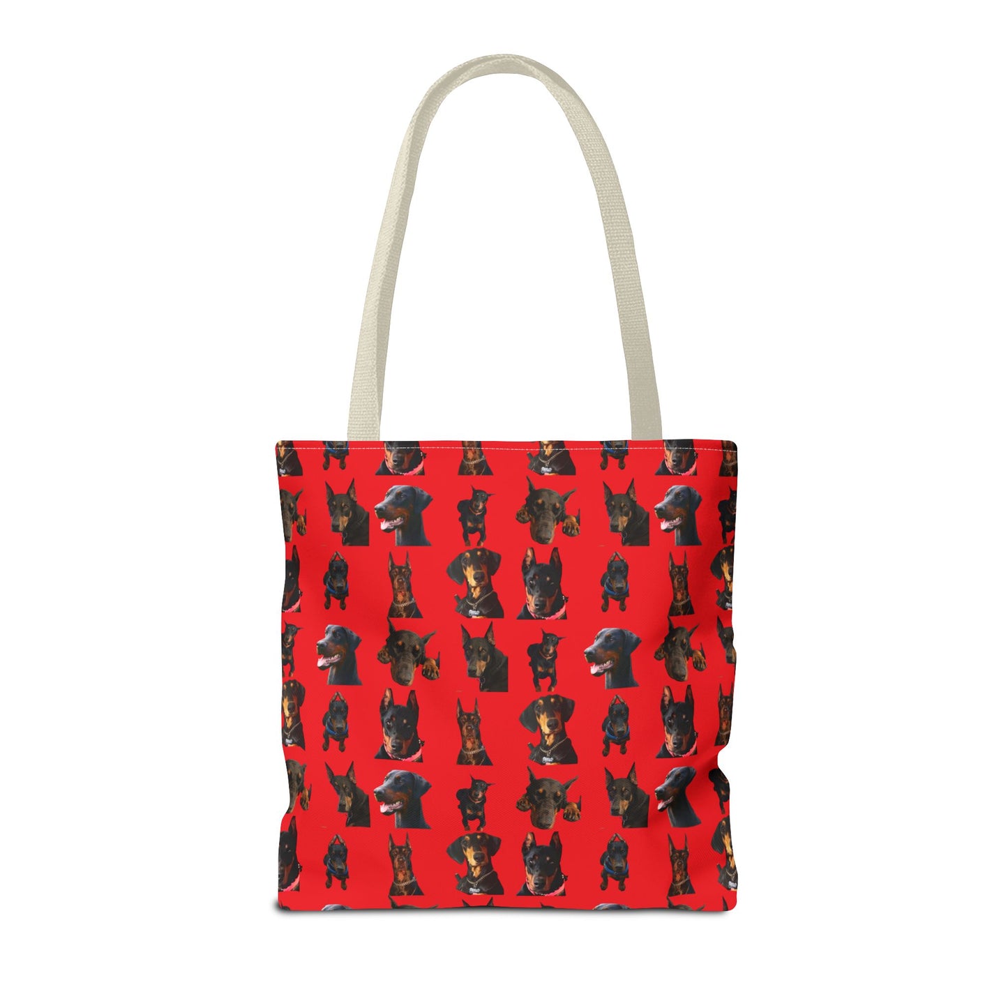 Edition 2 Doberman Model Pattern Red Tote Bag