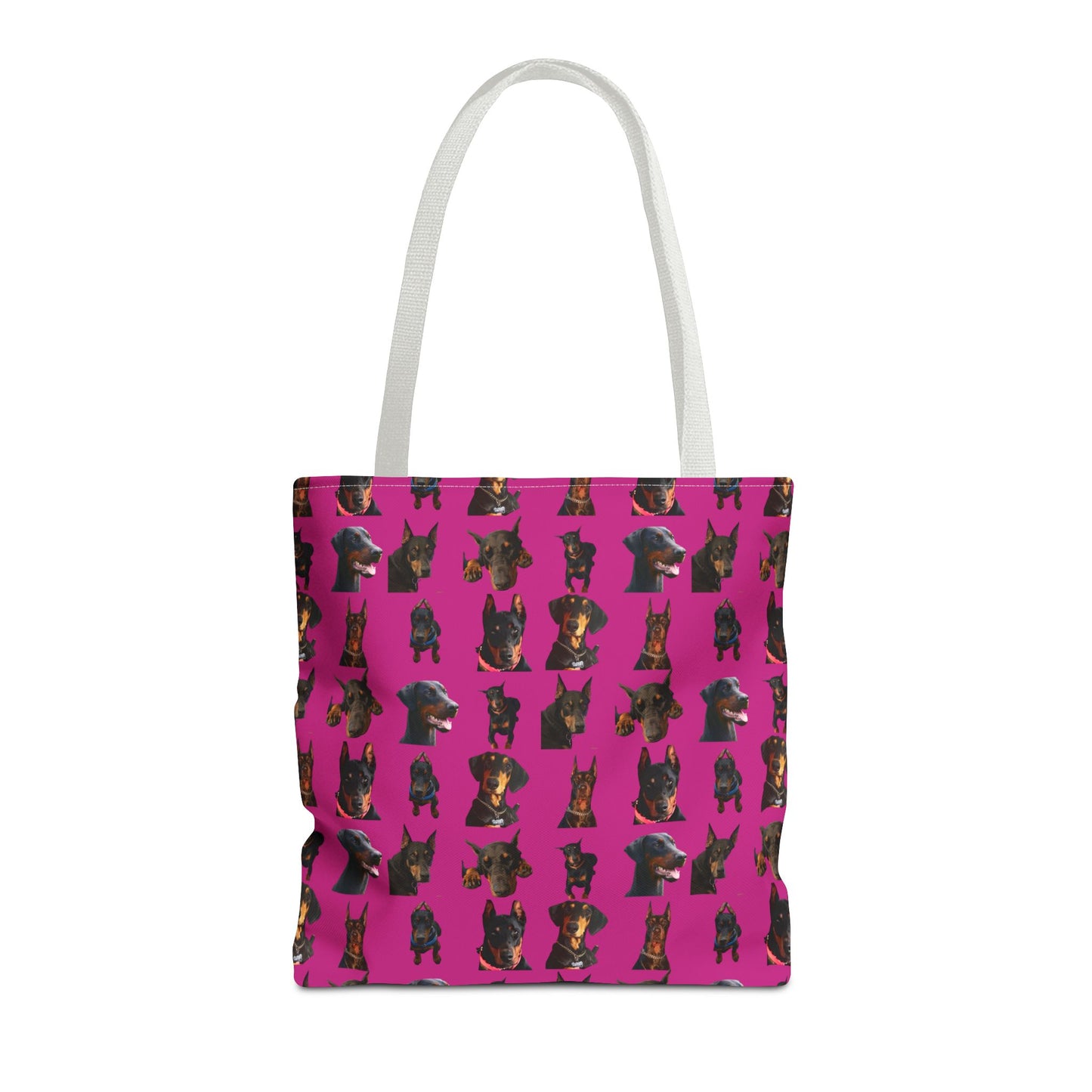 Edition 2 Doberman Model Pattern Miami Pink Tote Bag