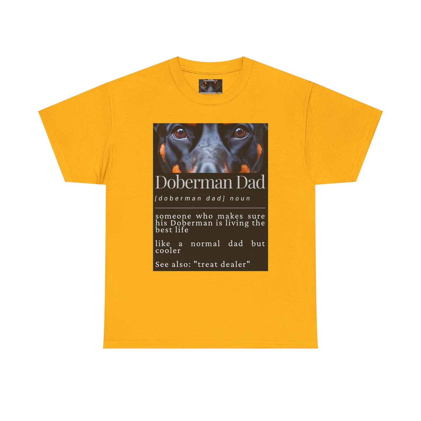 Doberman Dad S1 Private Lable Unisex Heavy Cotton Tee