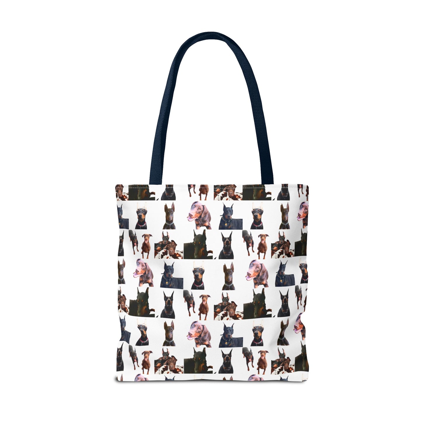 Edition 10 Doberman Model Pattern White Tote Bag