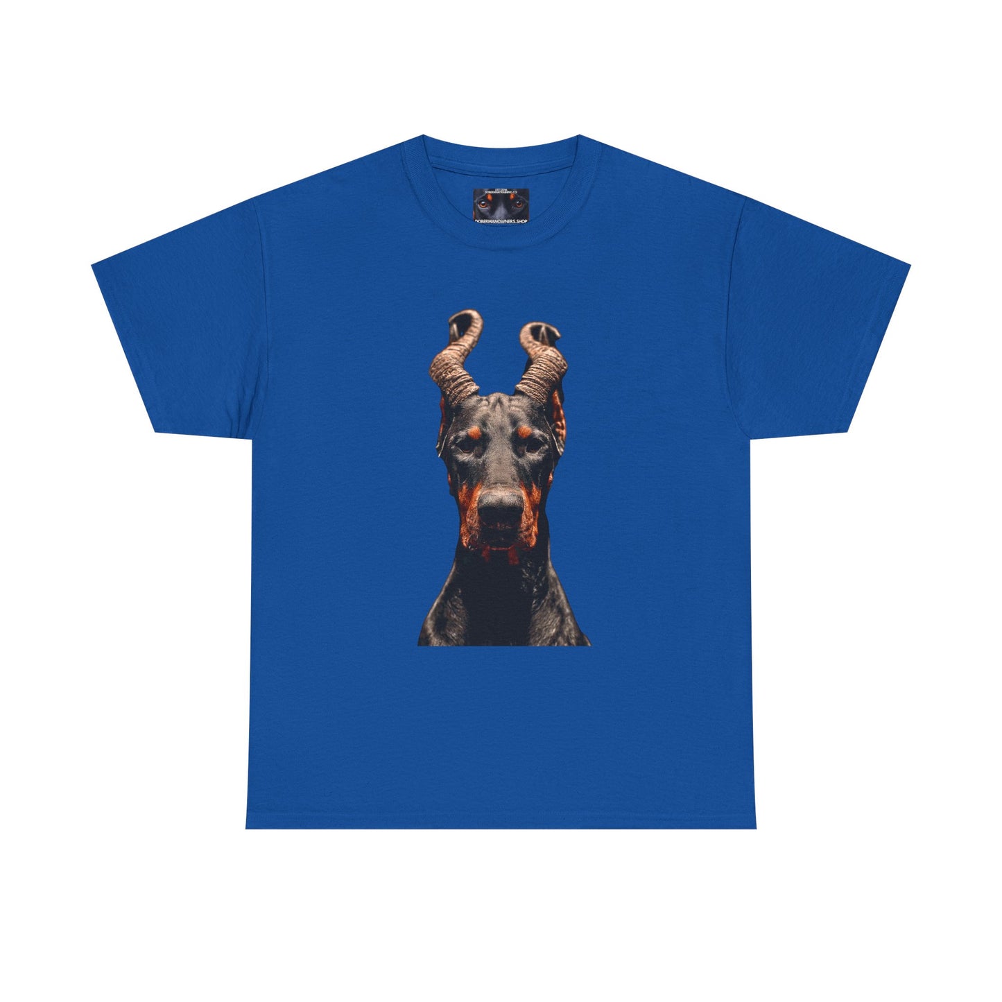 Doberman Goat 1Private Lable Unisex Heavy Cotton Tee
