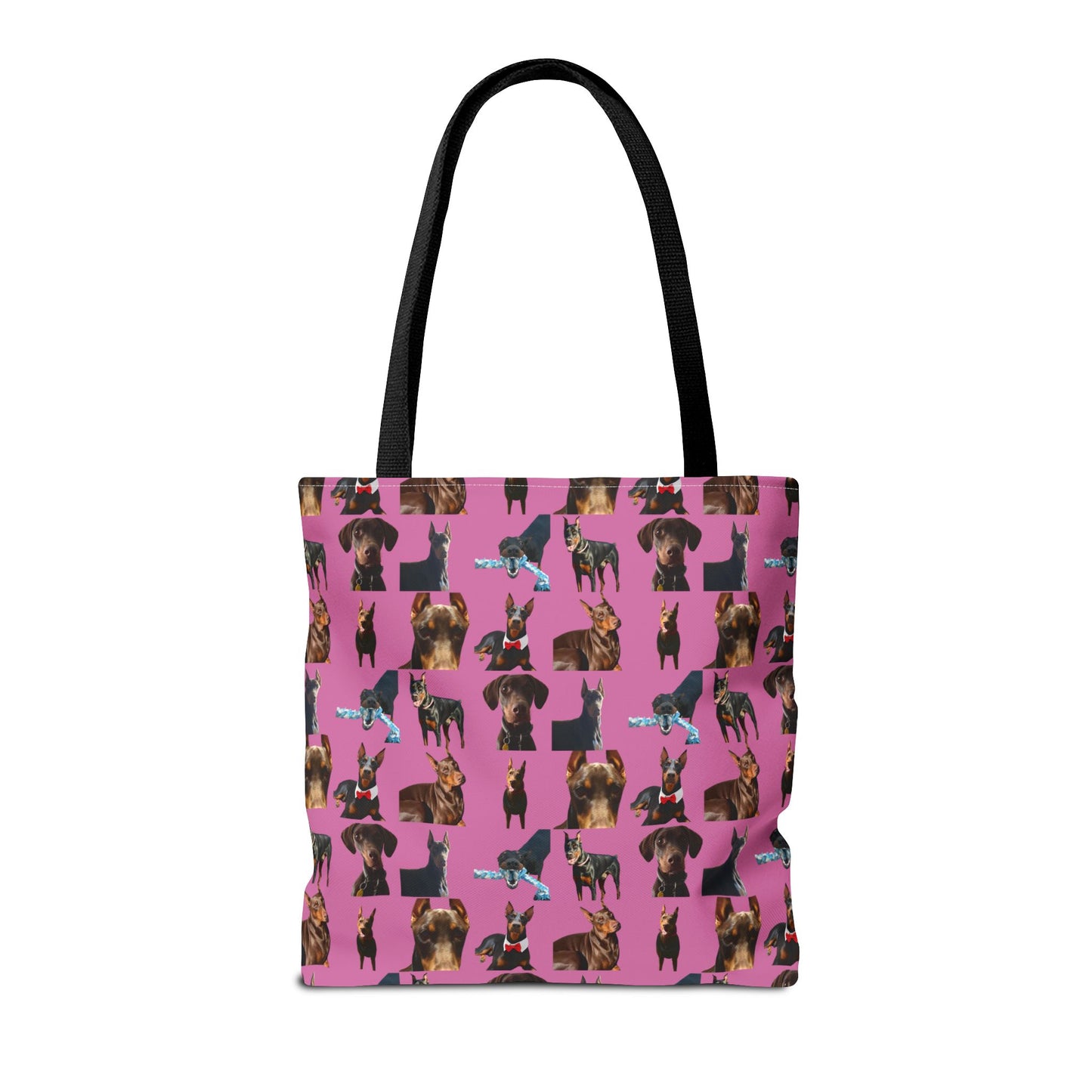Edition 1 Doberman Model Pattern Pink Tote Bag