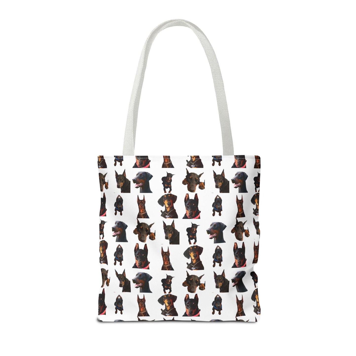 Edition 2 Doberman Model Pattern White Tote Bag