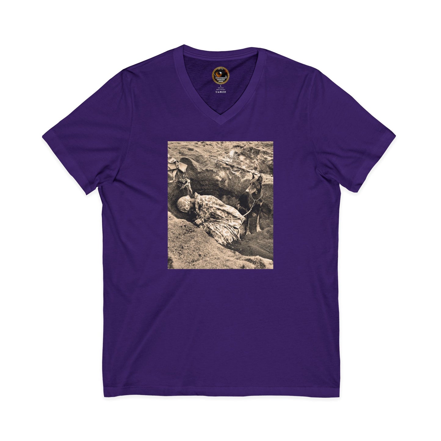 WW 1 Special Edition Private Label Unisex Jersey Short Sleeve V-Neck Tee