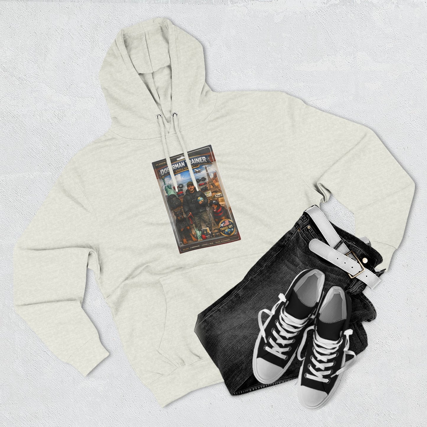 Custom Three-Panel Fleece Hoodie