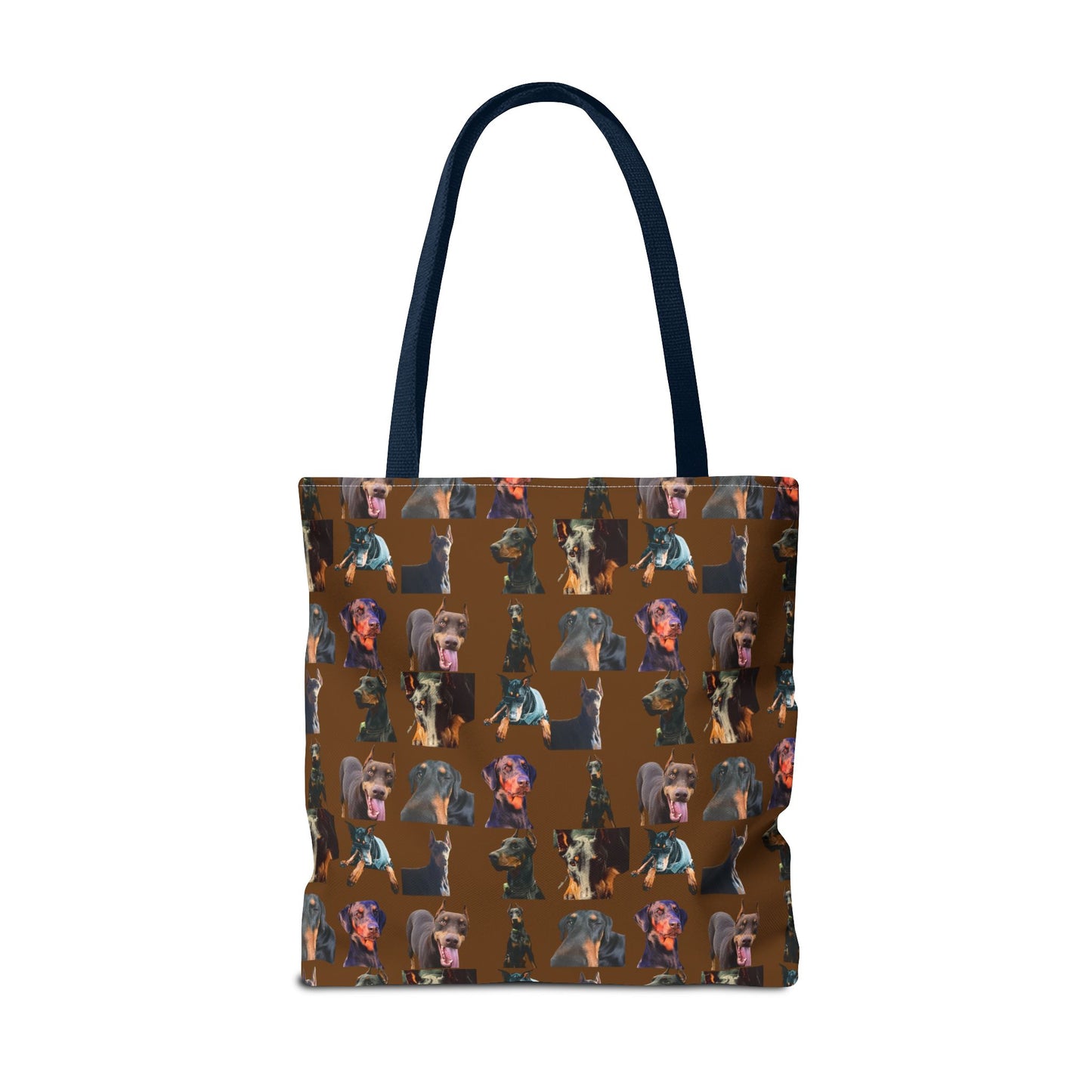 Edition 3 Doberman Model Pattern Brown Tote Bag