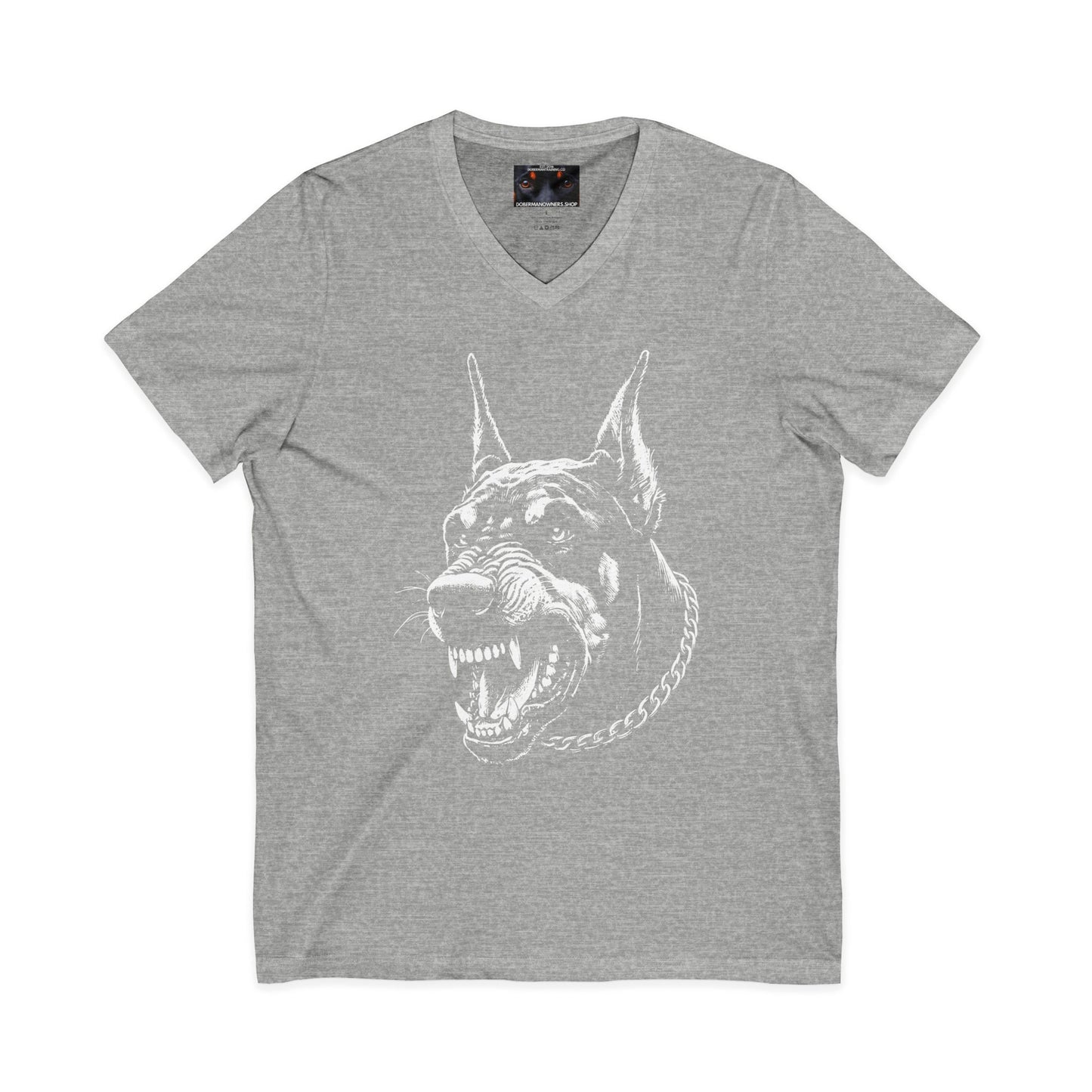 Protect 1 Private Label Unisex Jersey Short Sleeve V-Neck Tee