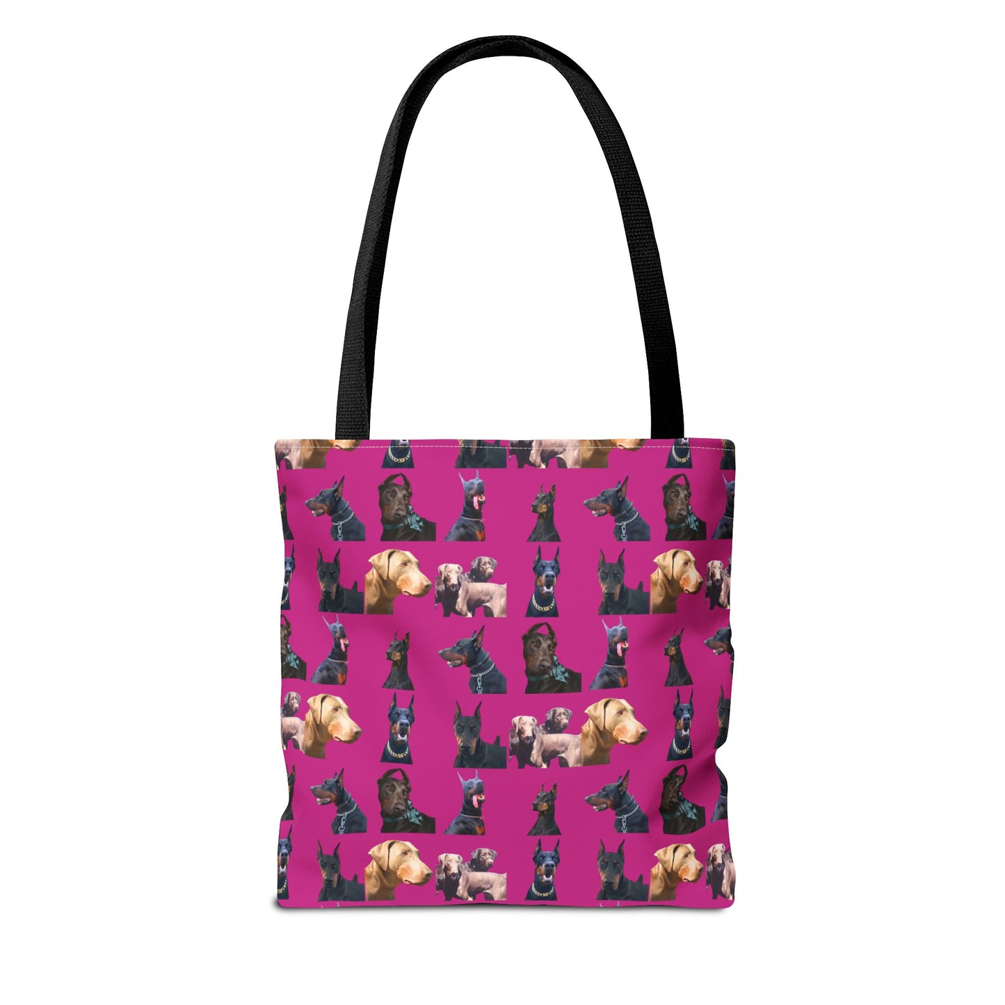 Edition 8 Doberman Model Pattern Pink Tote Bag