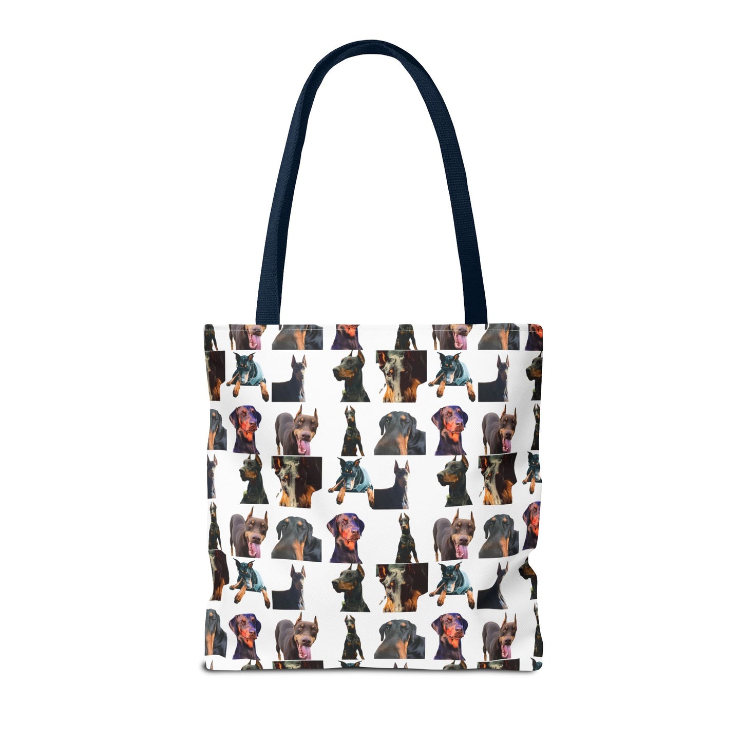 Edition 3 Doberman Model Pattern White Tote Bag