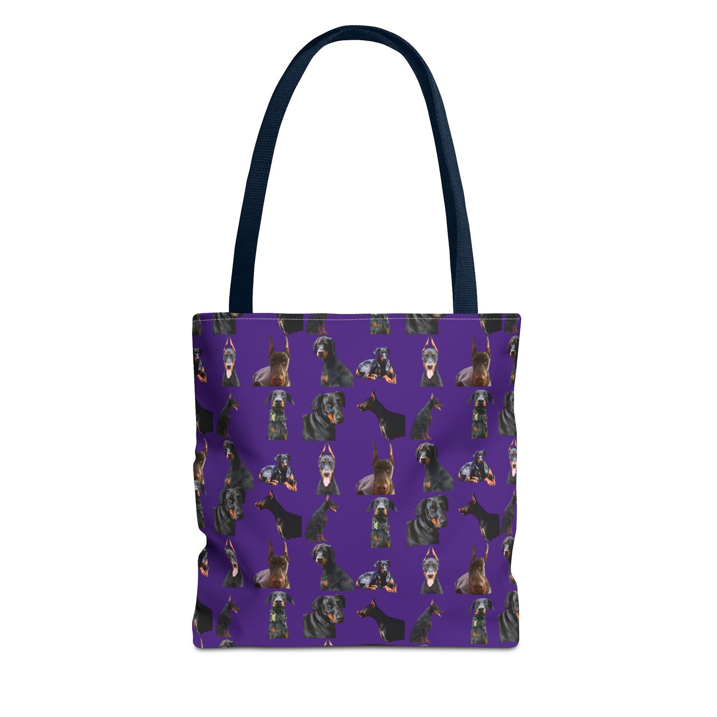 Edition 6 Doberman Model Pattern Purple Tote Bag