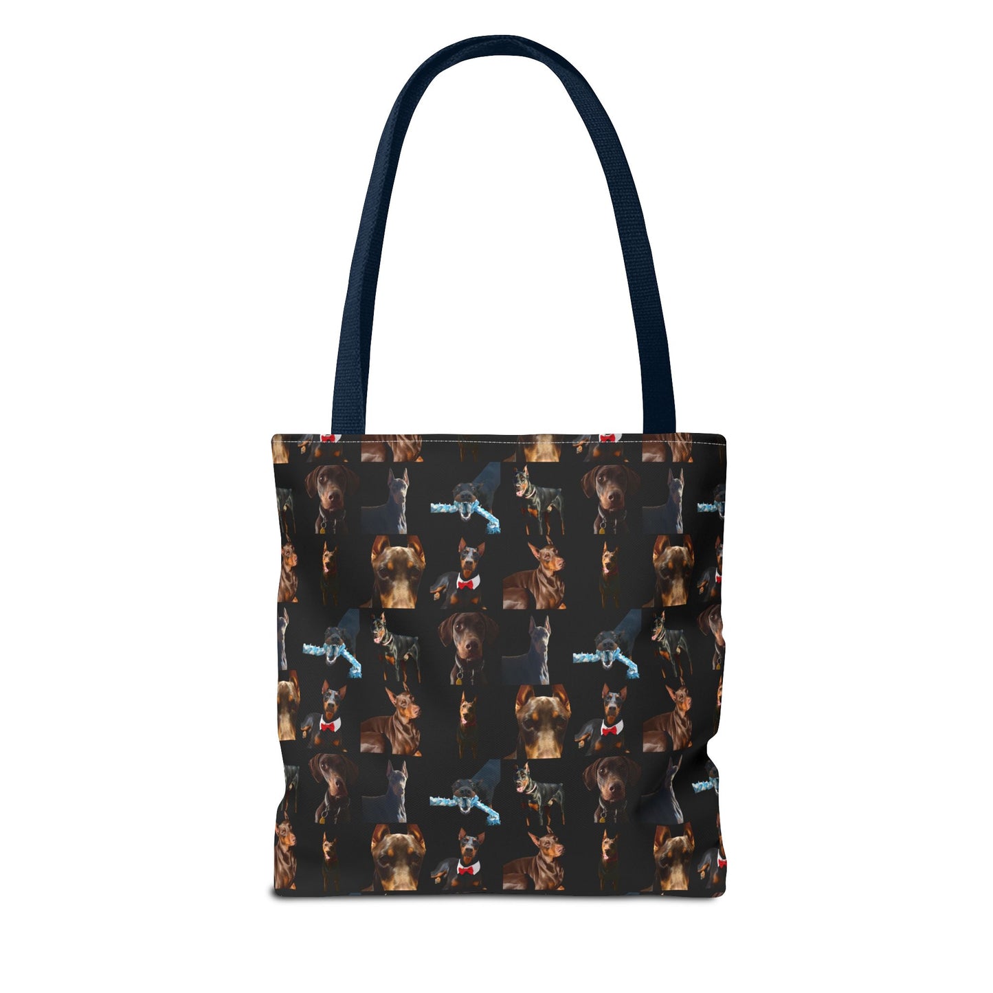Edition 1 Doberman Model Pattern Black Tote Bag