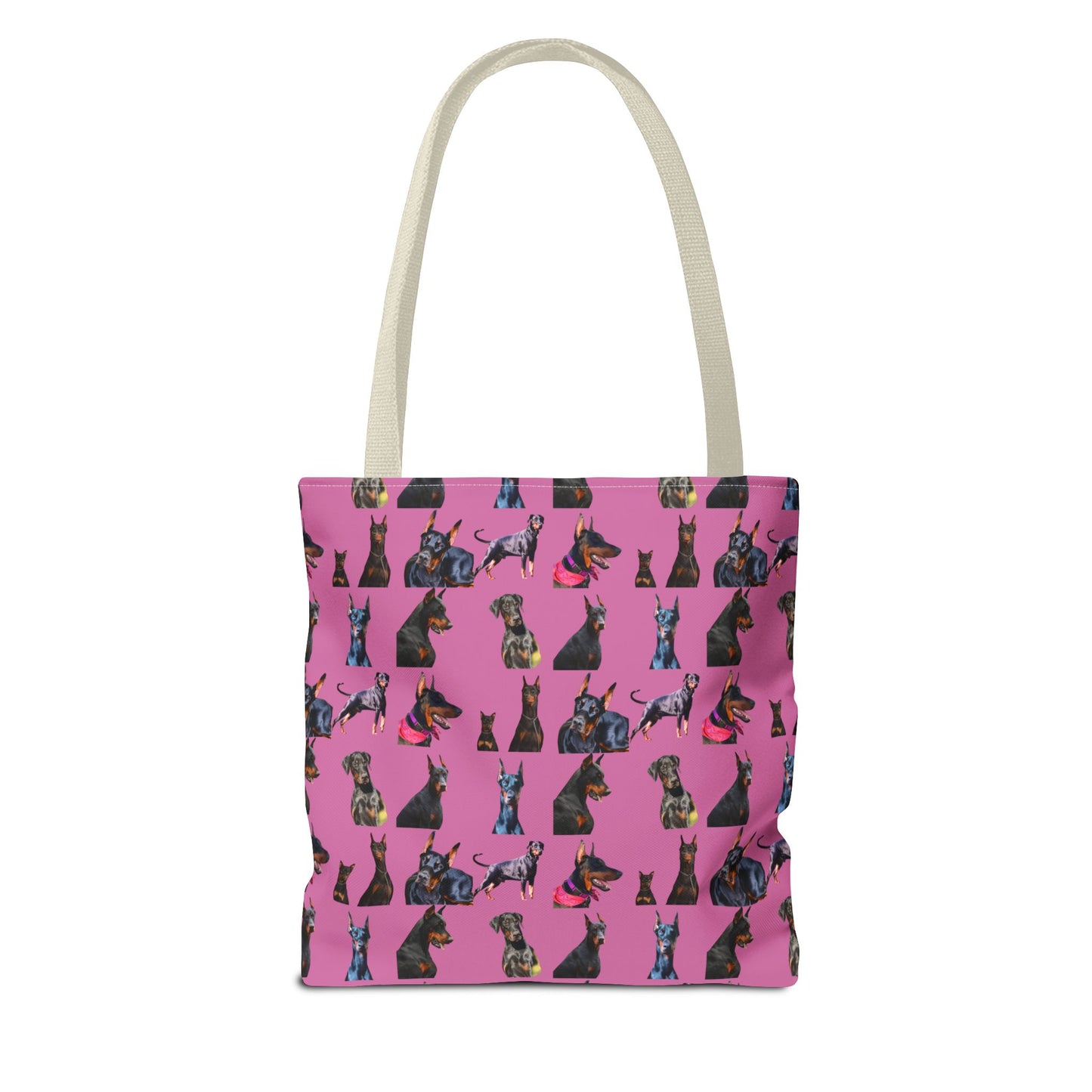 Edition 7 Doberman Model Pattern Light Pink Tote Bag
