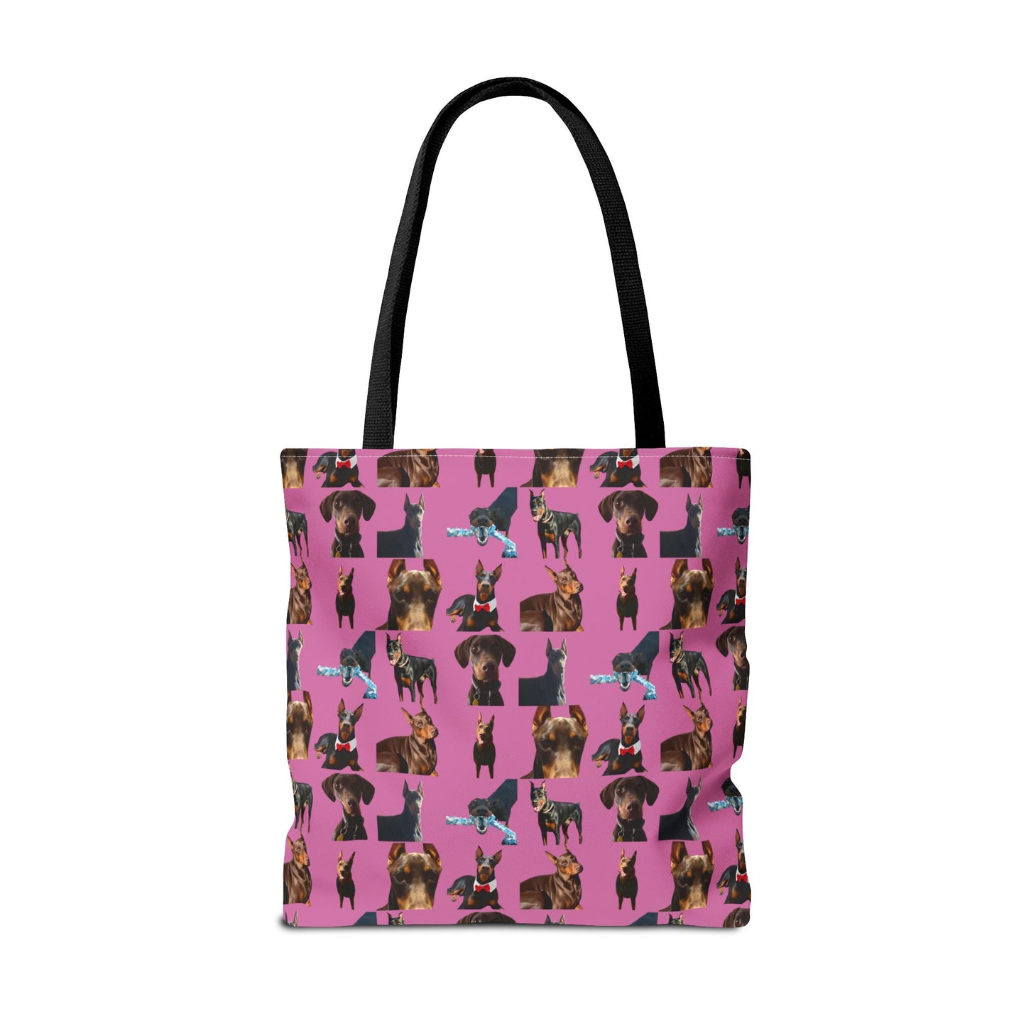 Edition 1 Doberman Model Pattern Pink Tote Bag