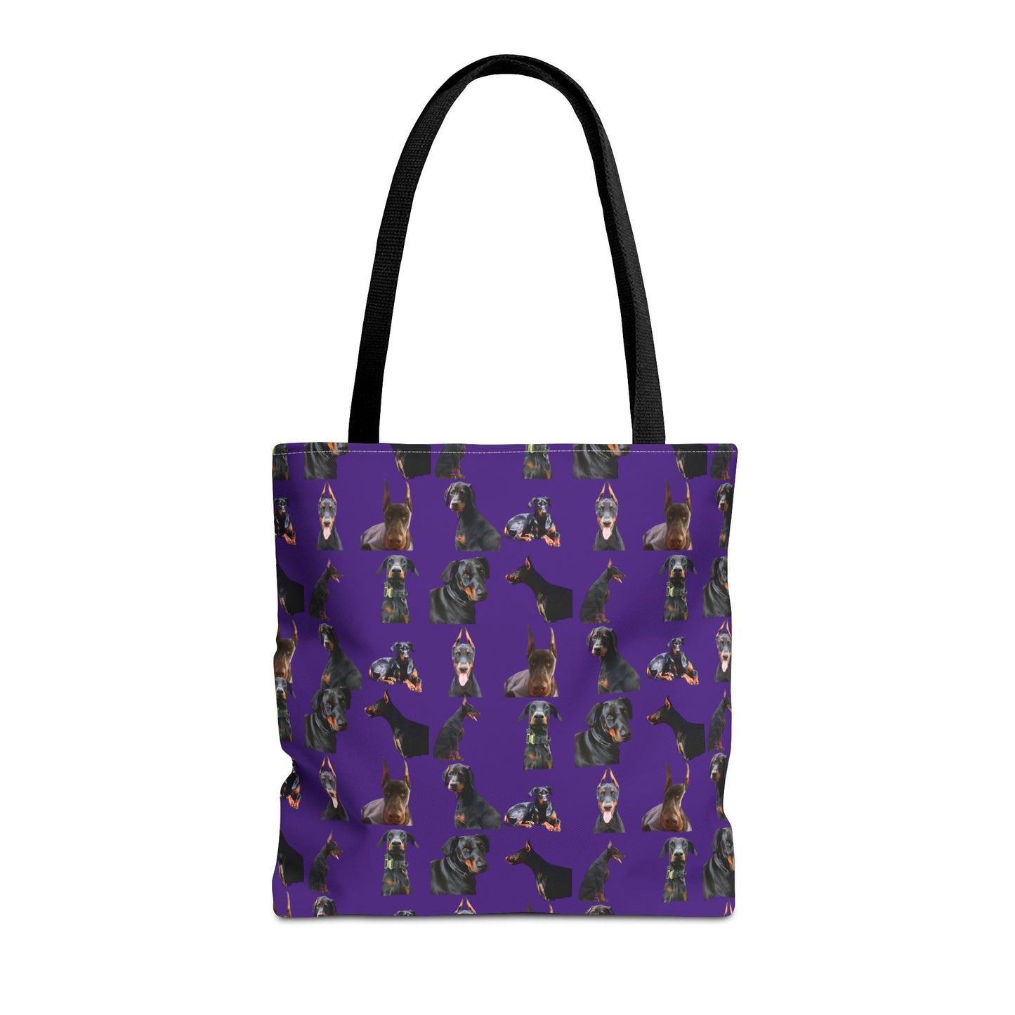 Edition 6 Doberman Model Pattern Purple Tote Bag